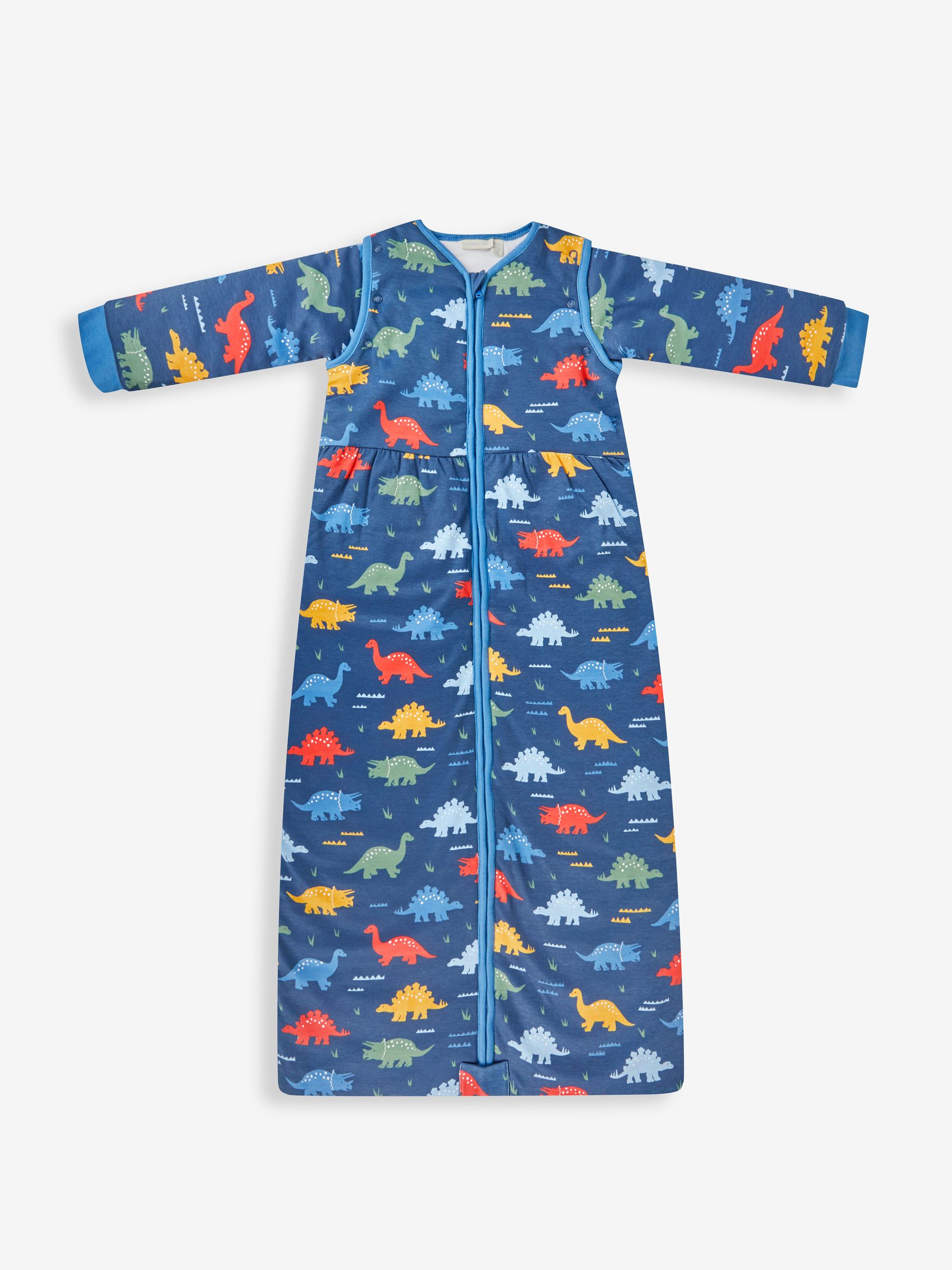 Navy Blue Dinosaur 3.5 Tog Toddler Sleeping Bag - Image 1 of 3