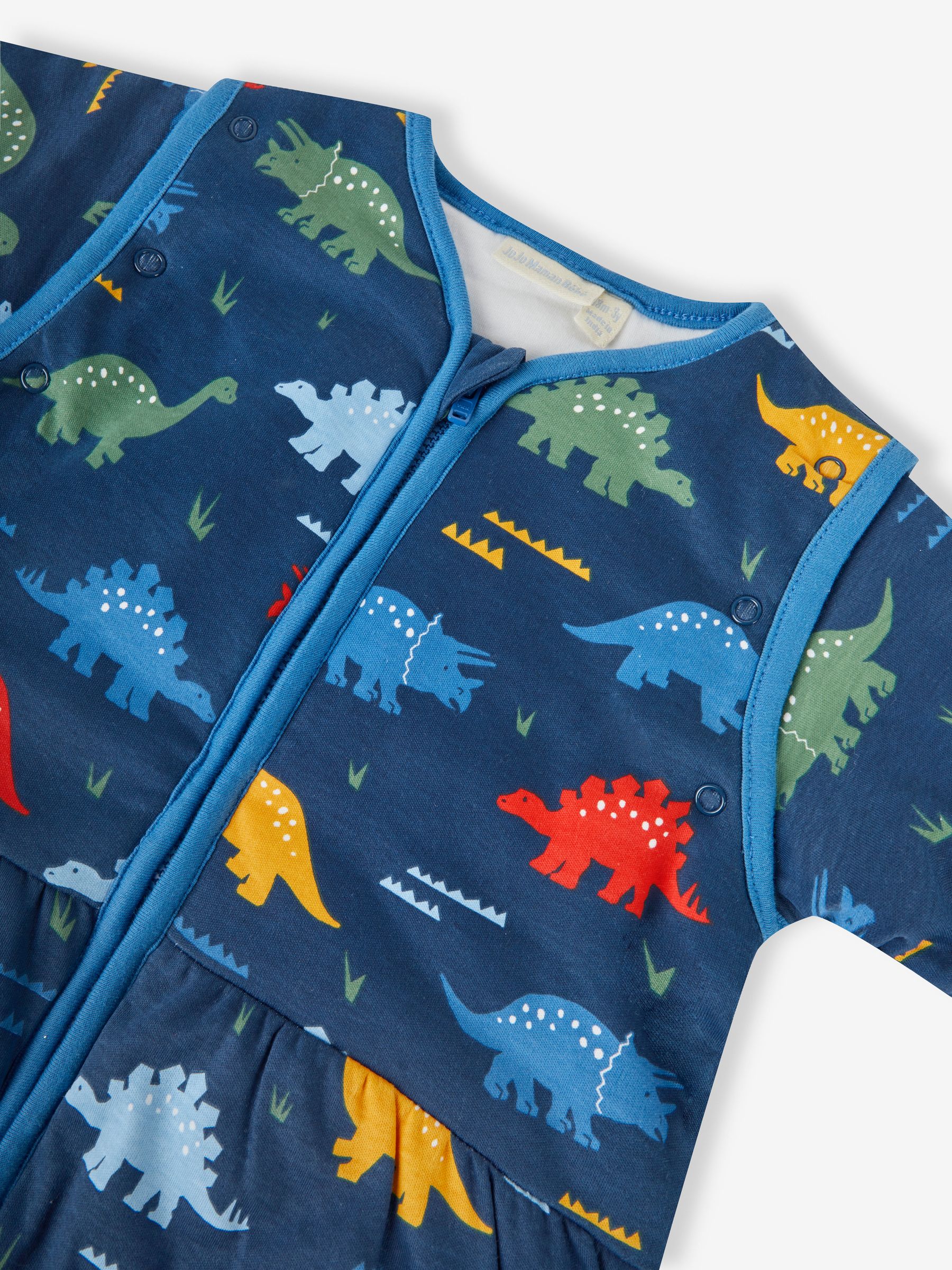 Navy Blue Dinosaur 3.5 Tog Toddler Sleeping Bag - Image 2 of 3