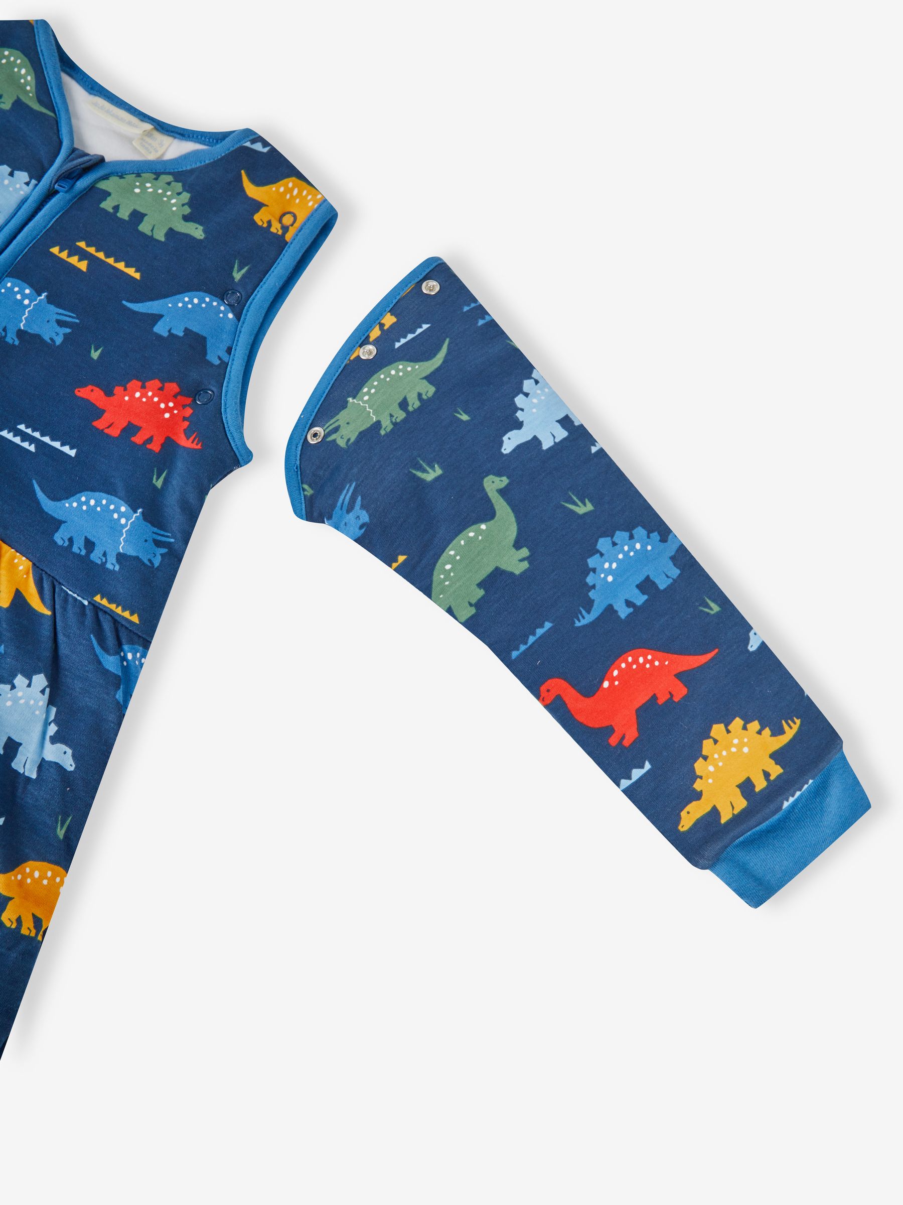 Navy Blue Dinosaur 3.5 Tog Toddler Sleeping Bag - Image 3 of 3