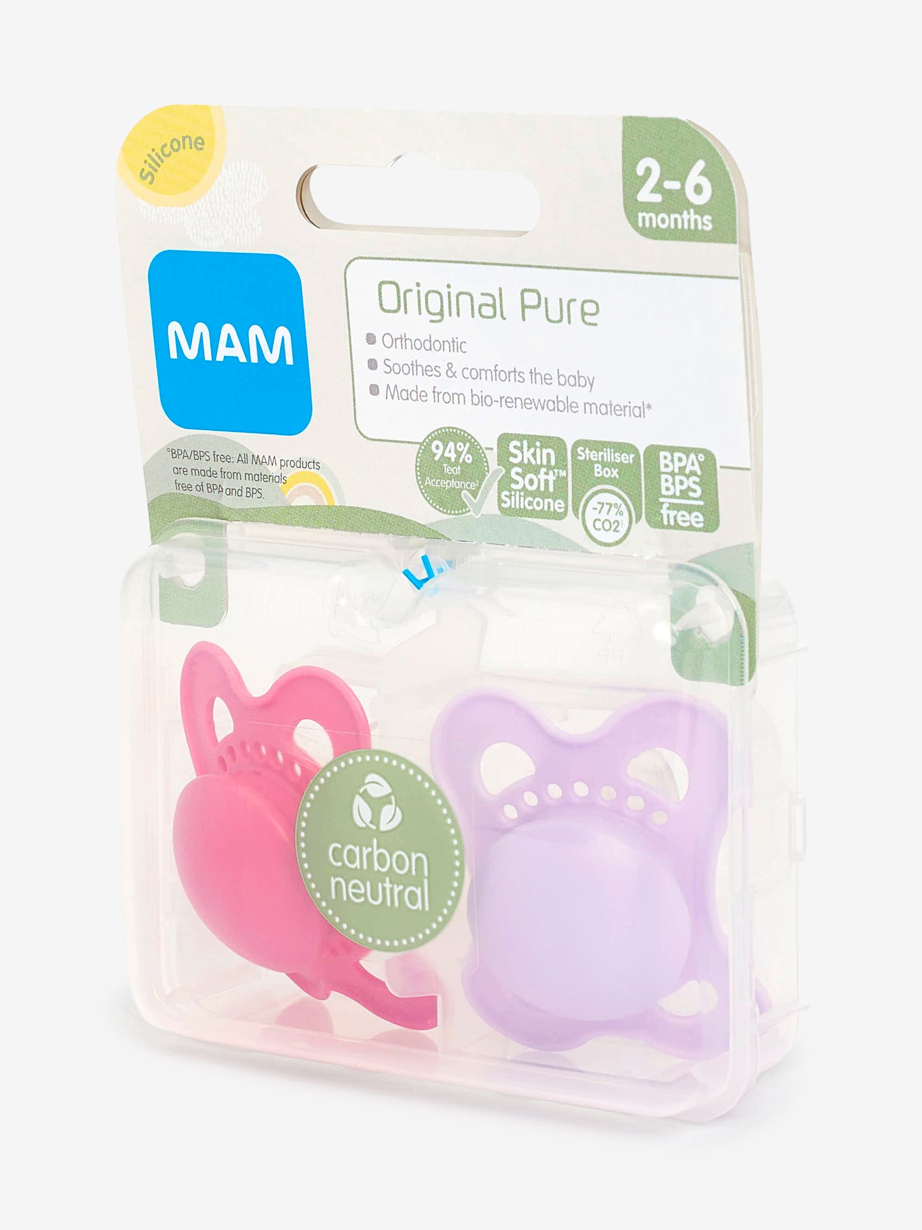 Colours of Nature Soother 0+ Months Pink Plain - Image 1 of 1