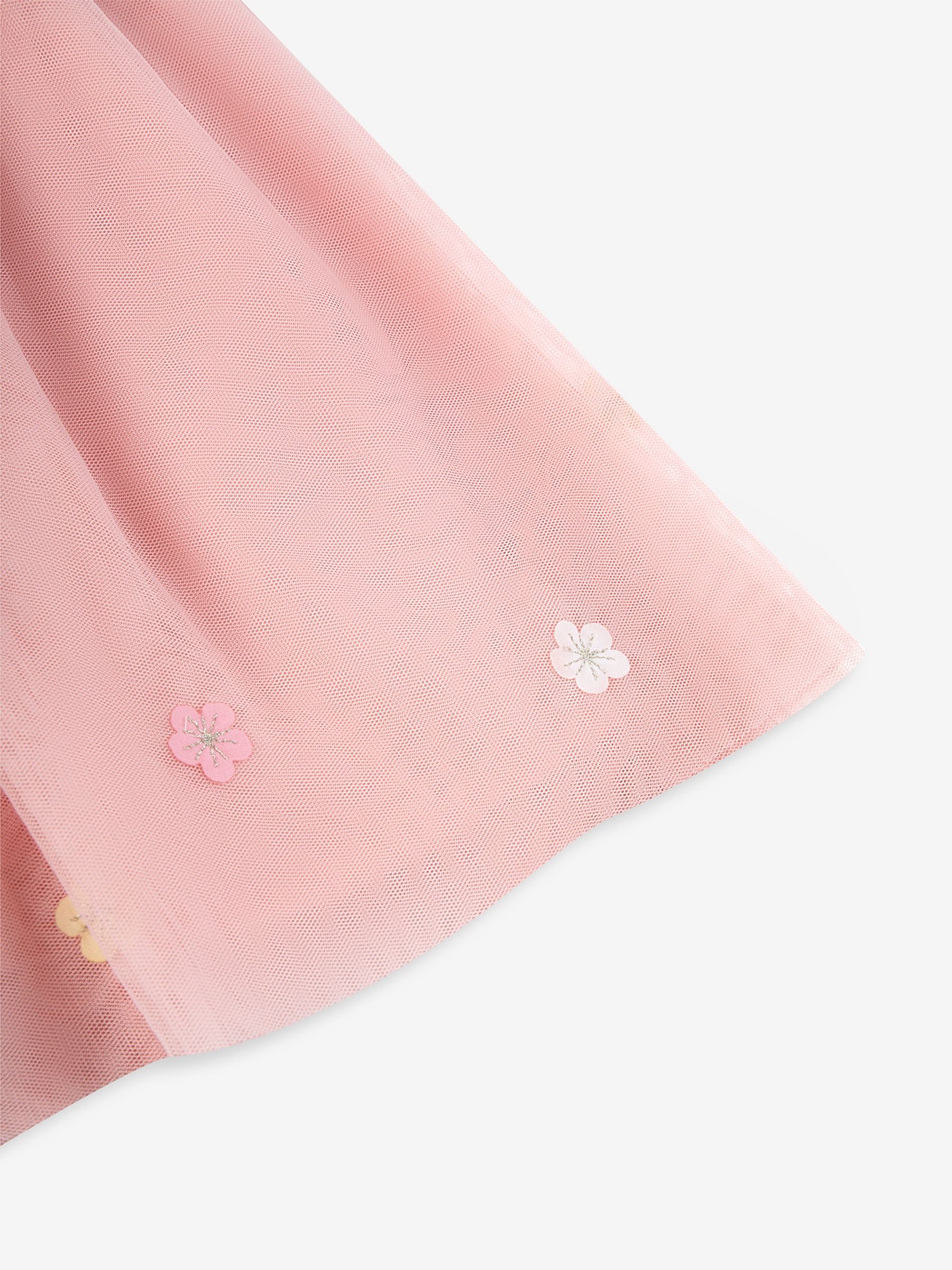 Rose Floral Tulle Party Dress - Image 3 of 3