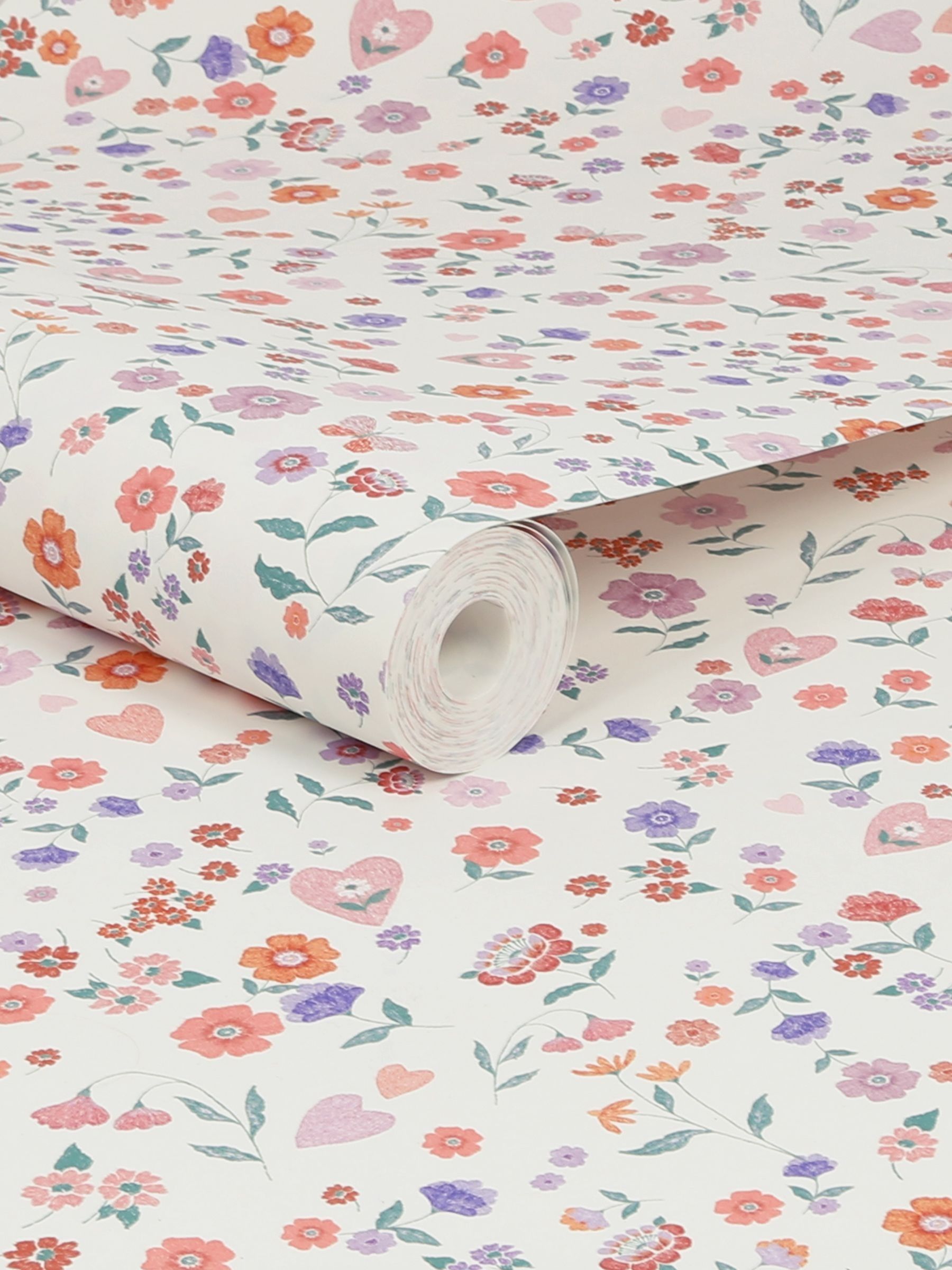 Next Lavender and Peach Woodland Ditsy 10M Wallpaper - Image 5 of 5