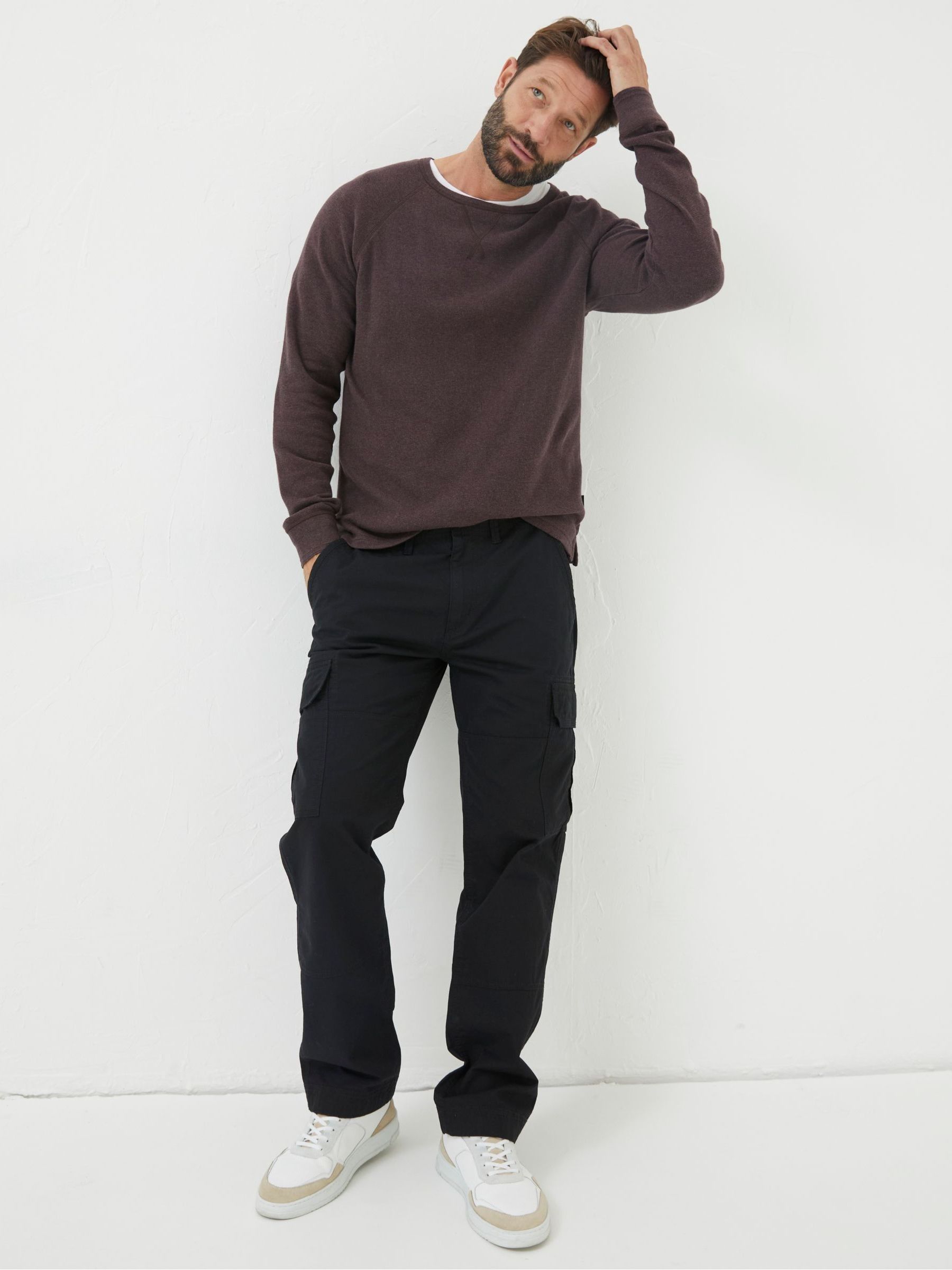 Corby Black Ripstop Cargo Trousers - Image 3 of 5