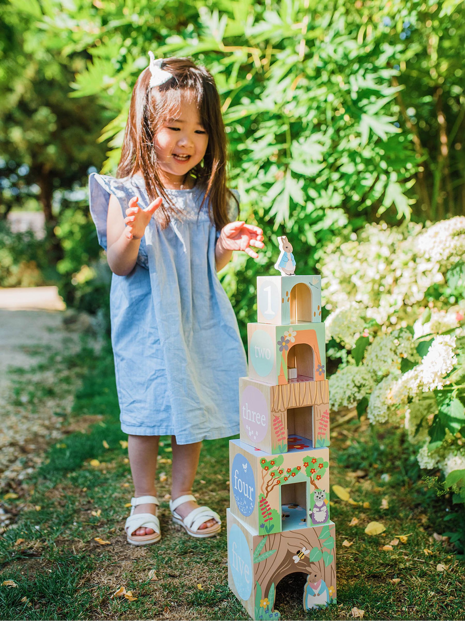 Peter Rabbit Wooden Stacking Cubes - Image 4 of 11