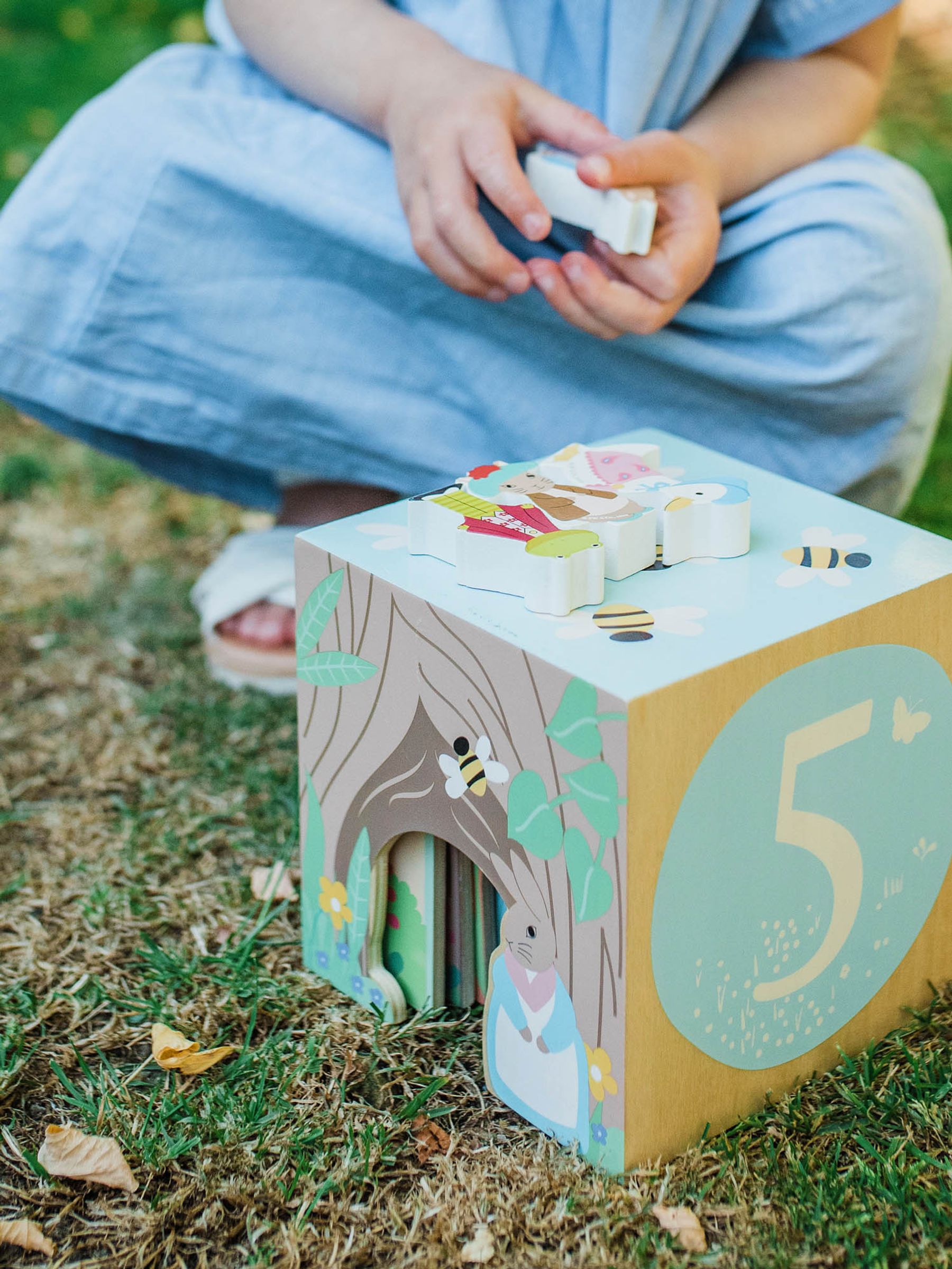 Peter Rabbit Wooden Stacking Cubes - Image 9 of 11