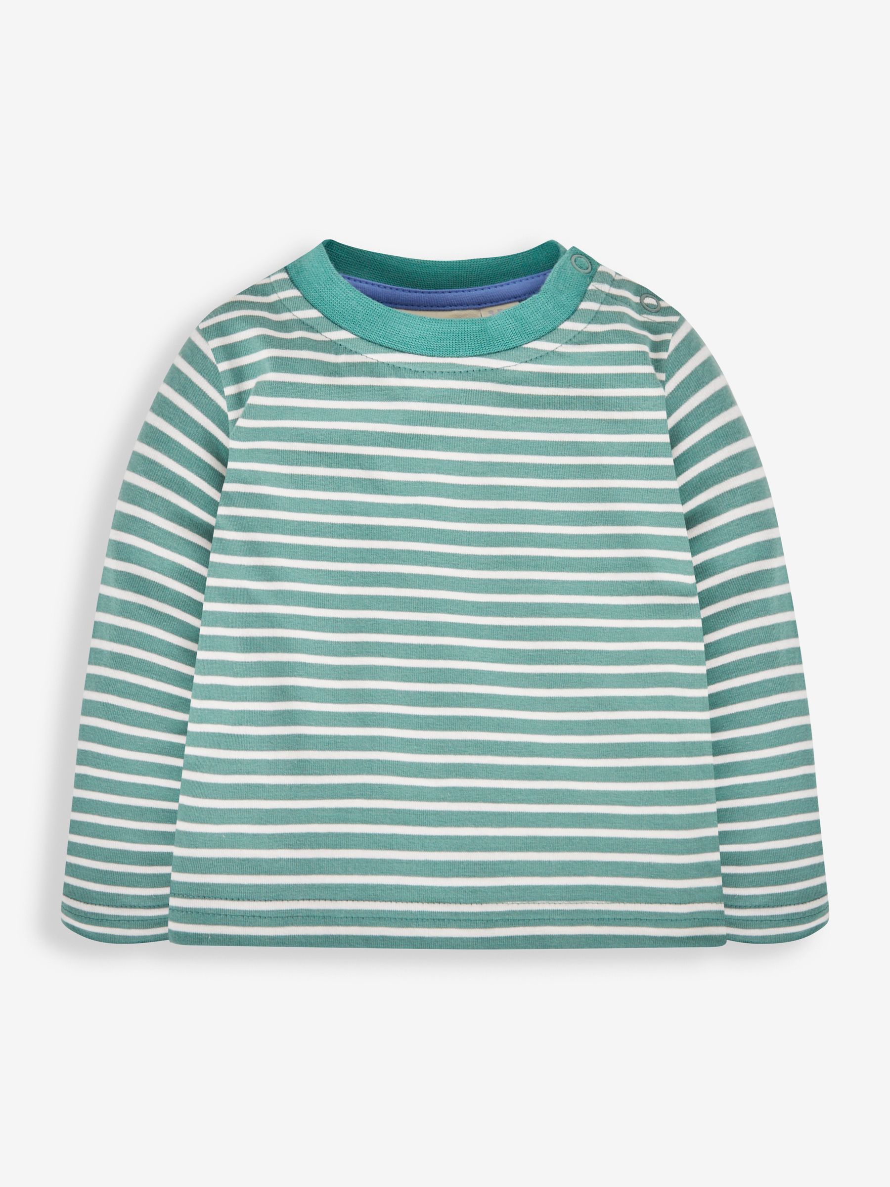 Blue 2-Pack Duck Appliqué & Stripe Baby Tops - Image 3 of 5