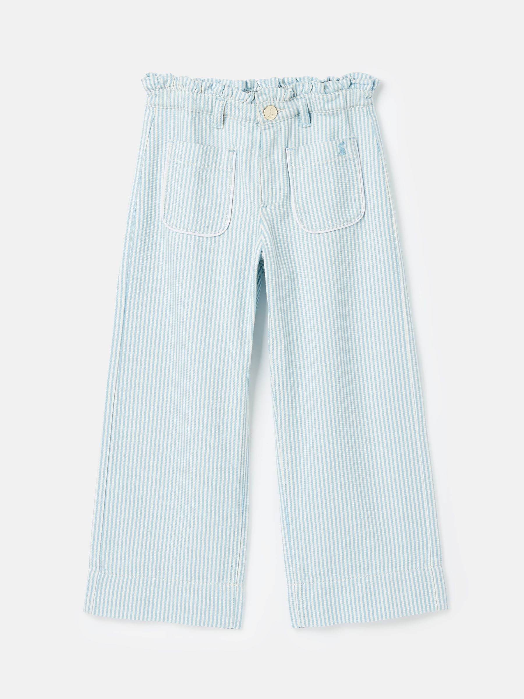 Georgia Blue Striped Wide Leg Trousers - Image 2 of 9
