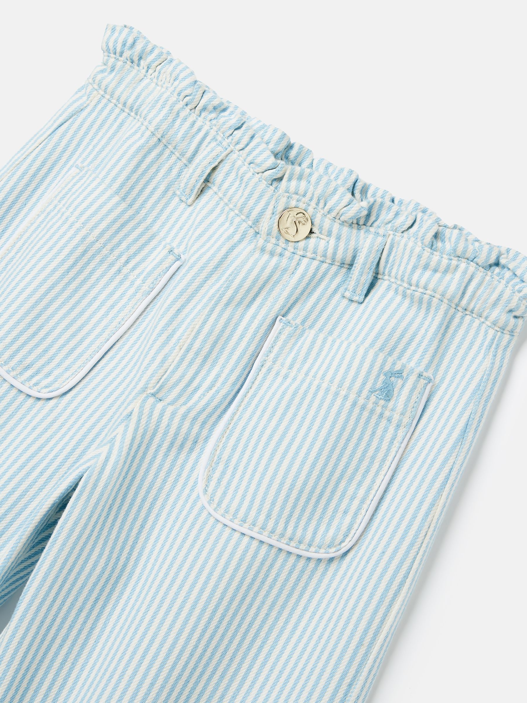 Georgia Blue Striped Wide Leg Trousers - Image 3 of 9