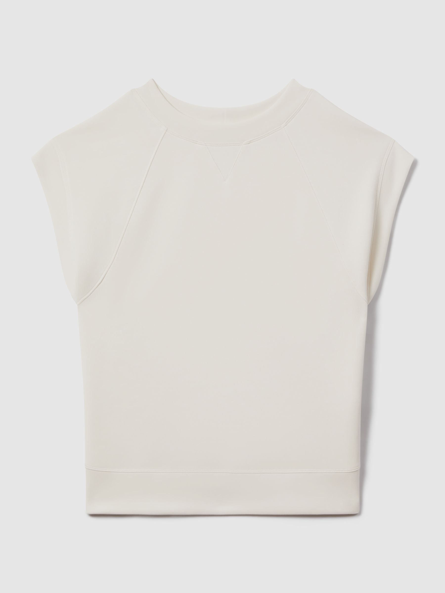 Modal Blend Co-Ord Sweat Top in Ivory - Image 2 of 7