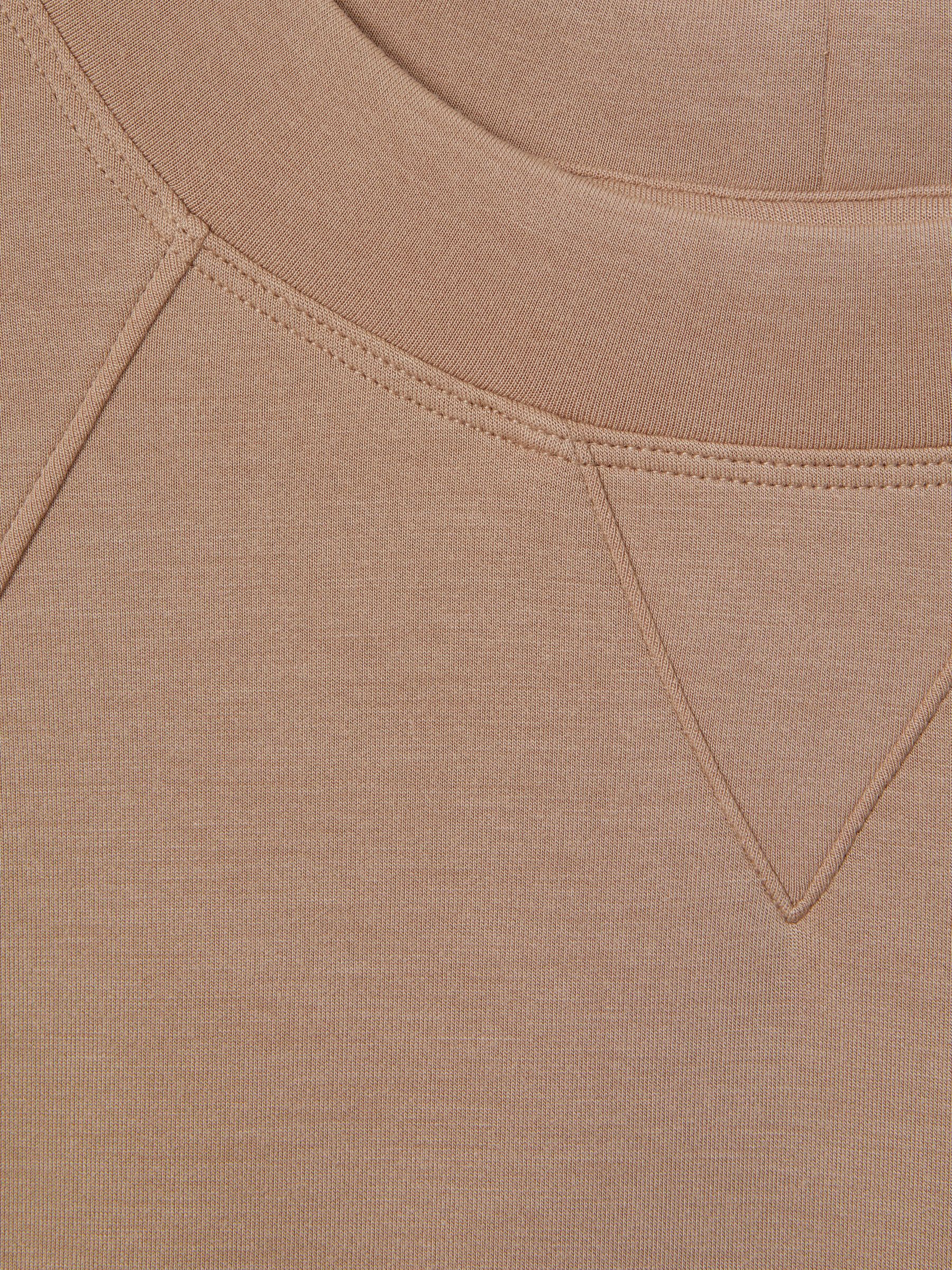 Modal Blend Co-Ord Sweat Top in Camel - Image 6 of 6
