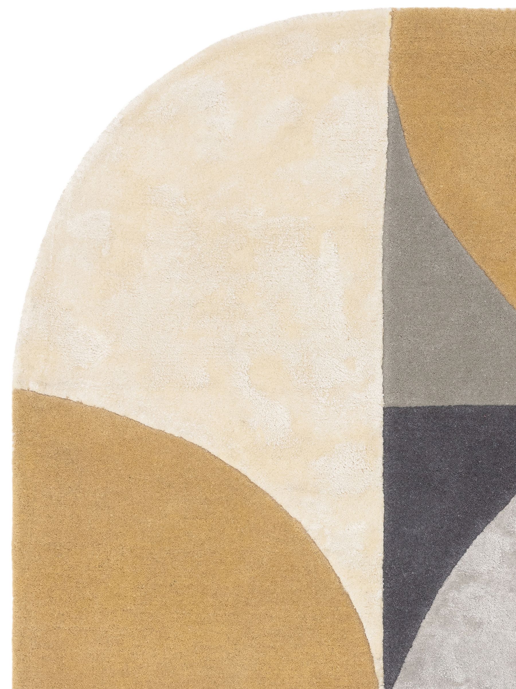 Asiatic Rugs Yellow Matrix Oval Earth Rug - Image 3 of 5