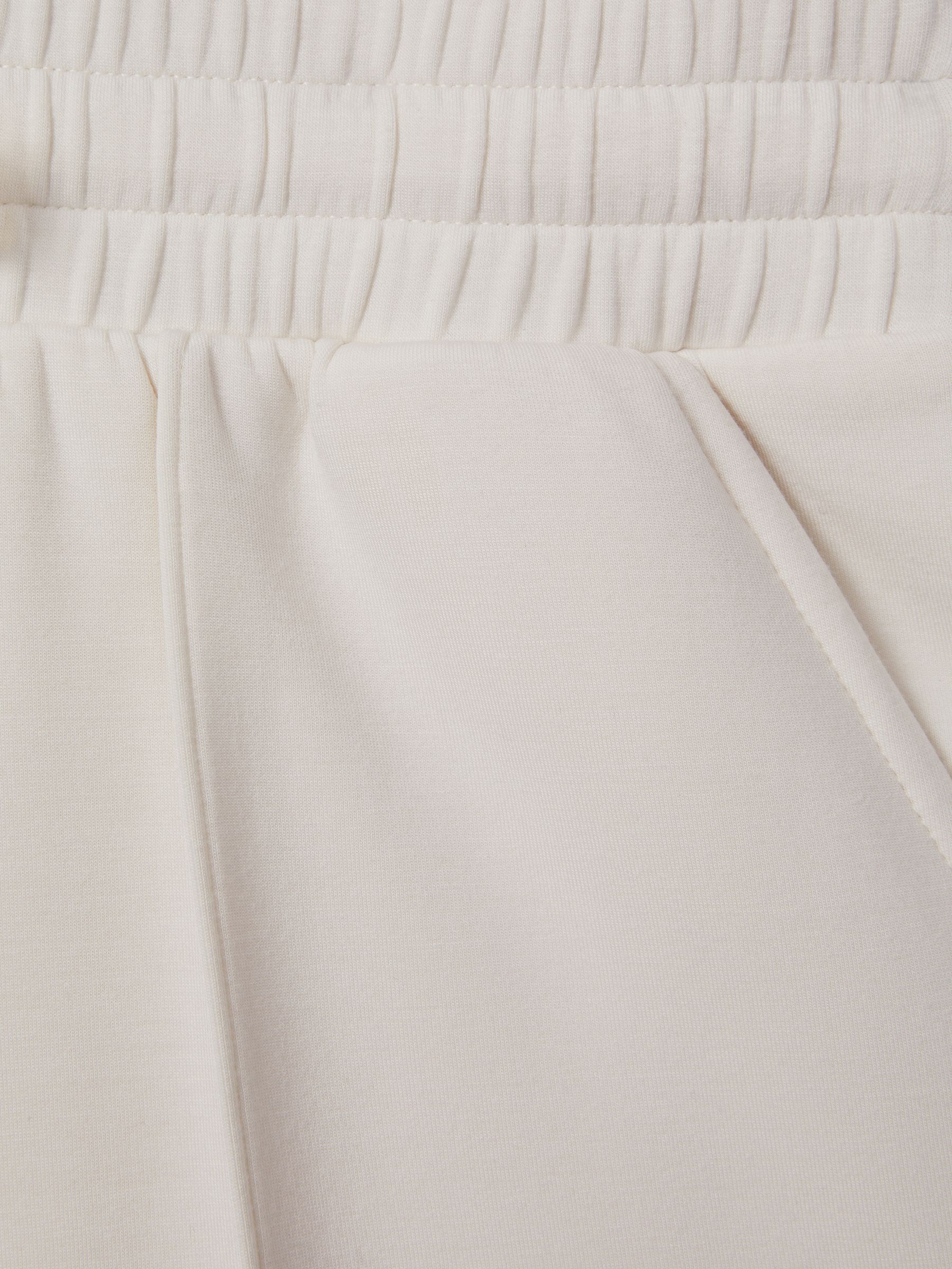Drawstring Jersey Shorts in Ivory - Image 6 of 6