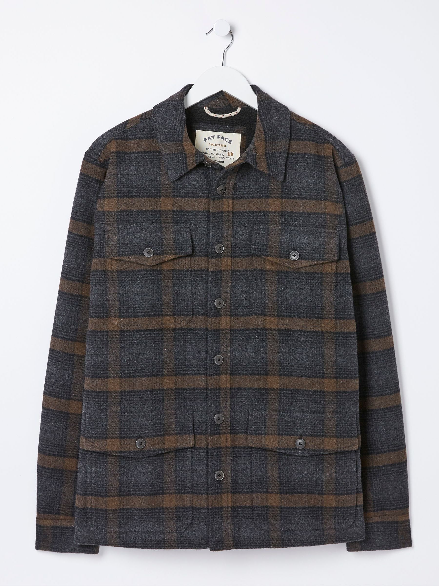 Black Fjord Ombre Overshirt - Image 6 of 6