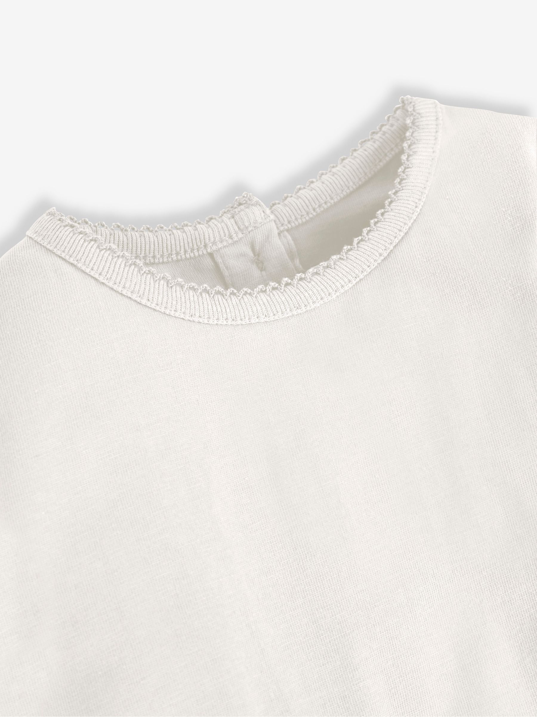 Fuchsia Pink 3-Pack Pretty Round Neck Tops - Image 5 of 9