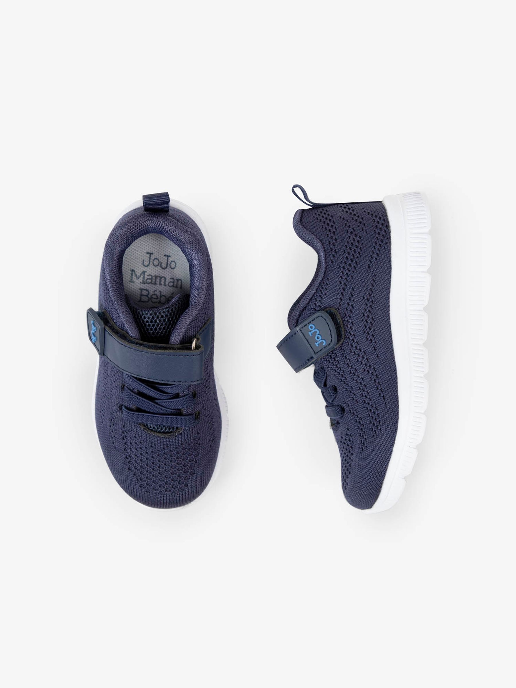 Navy Kids' Riptape Trainers - Image 3 of 5