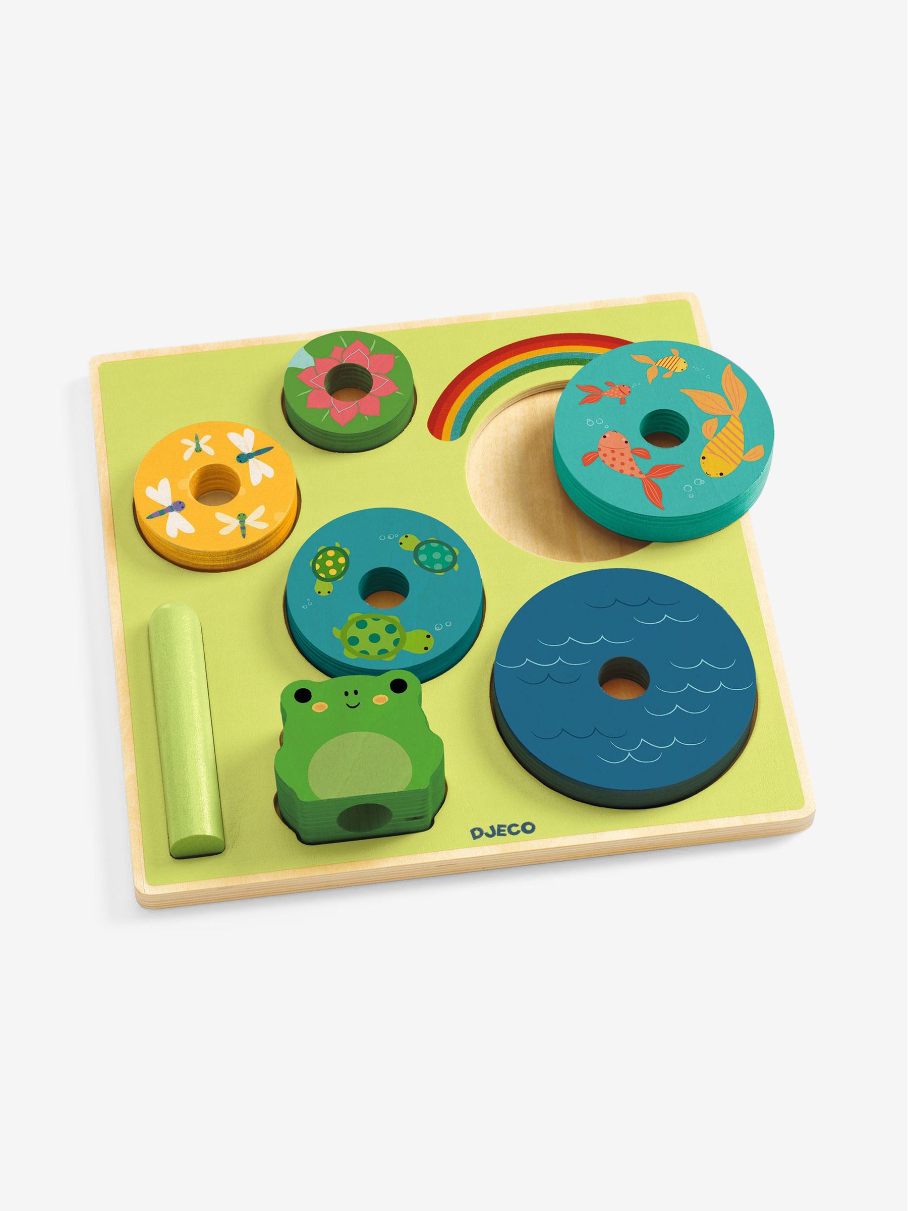 Djeco Puzzle & Stack Rainbow - Image 1 of 5