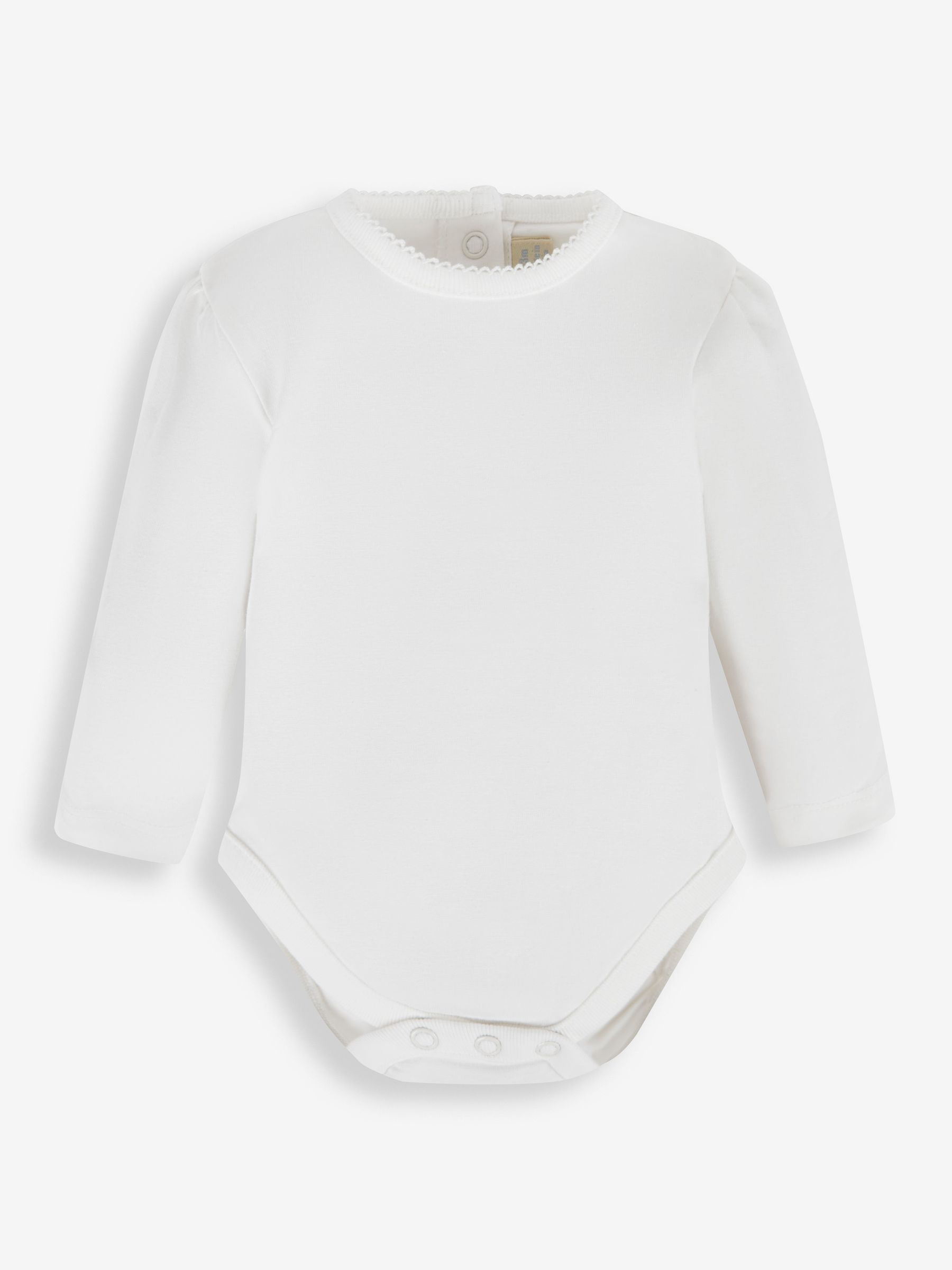 Fuchsia 3-Pack Girls' Pretty Round Neck Baby Bodies - Image 4 of 7