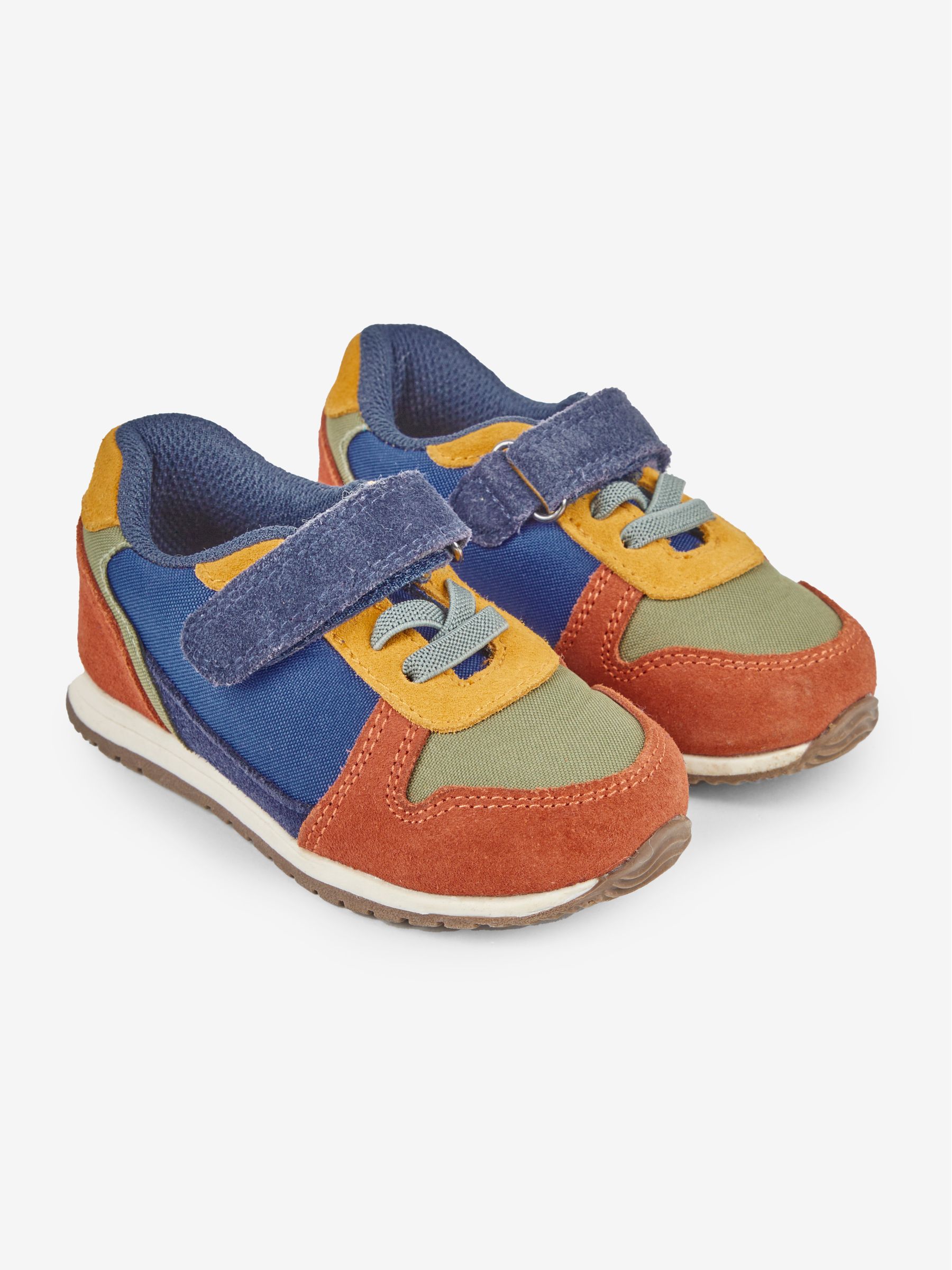 Navy Blue Multi Riptape Trainers - Image 4 of 8