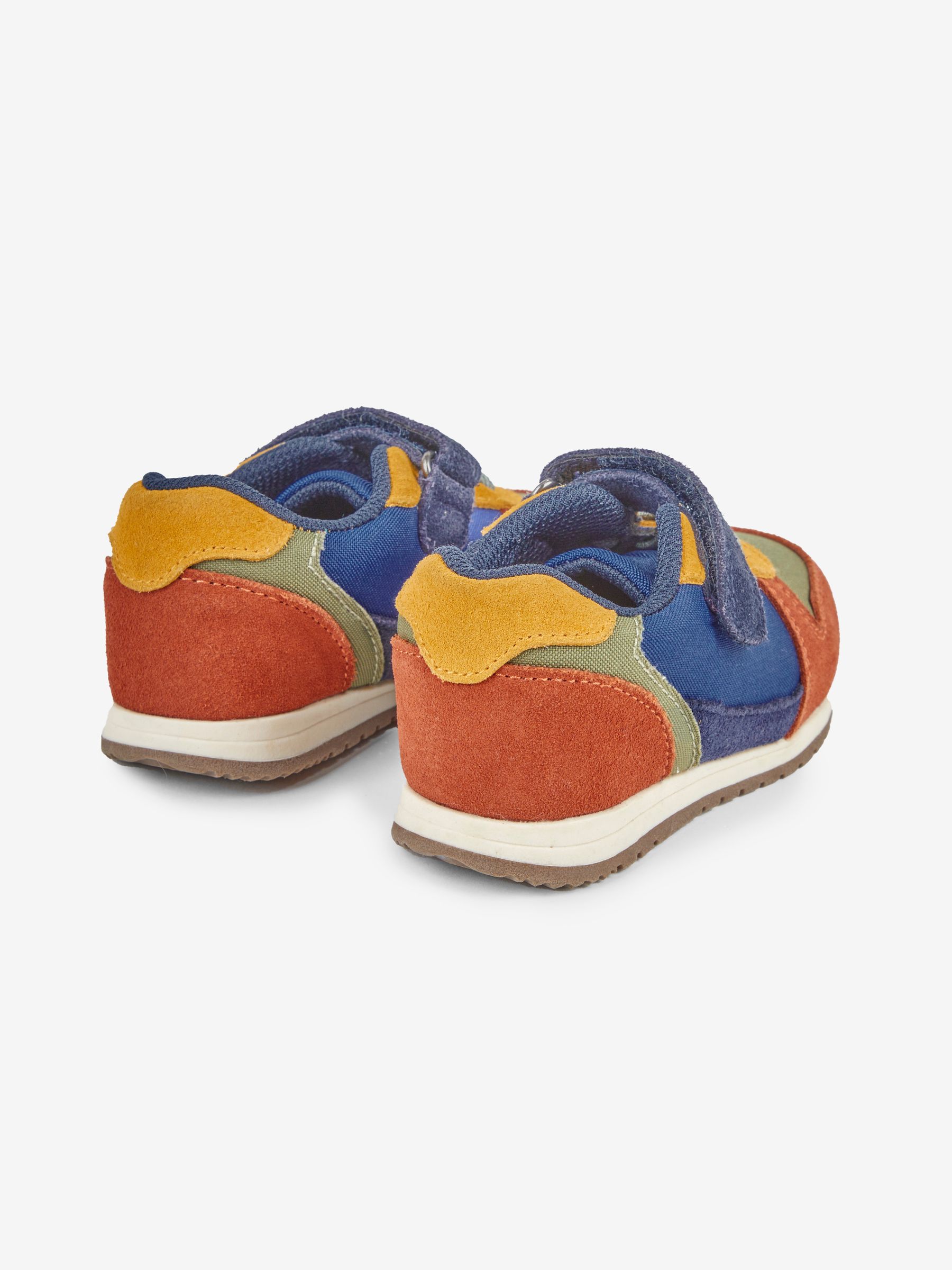 Navy Blue Multi Riptape Trainers - Image 5 of 8