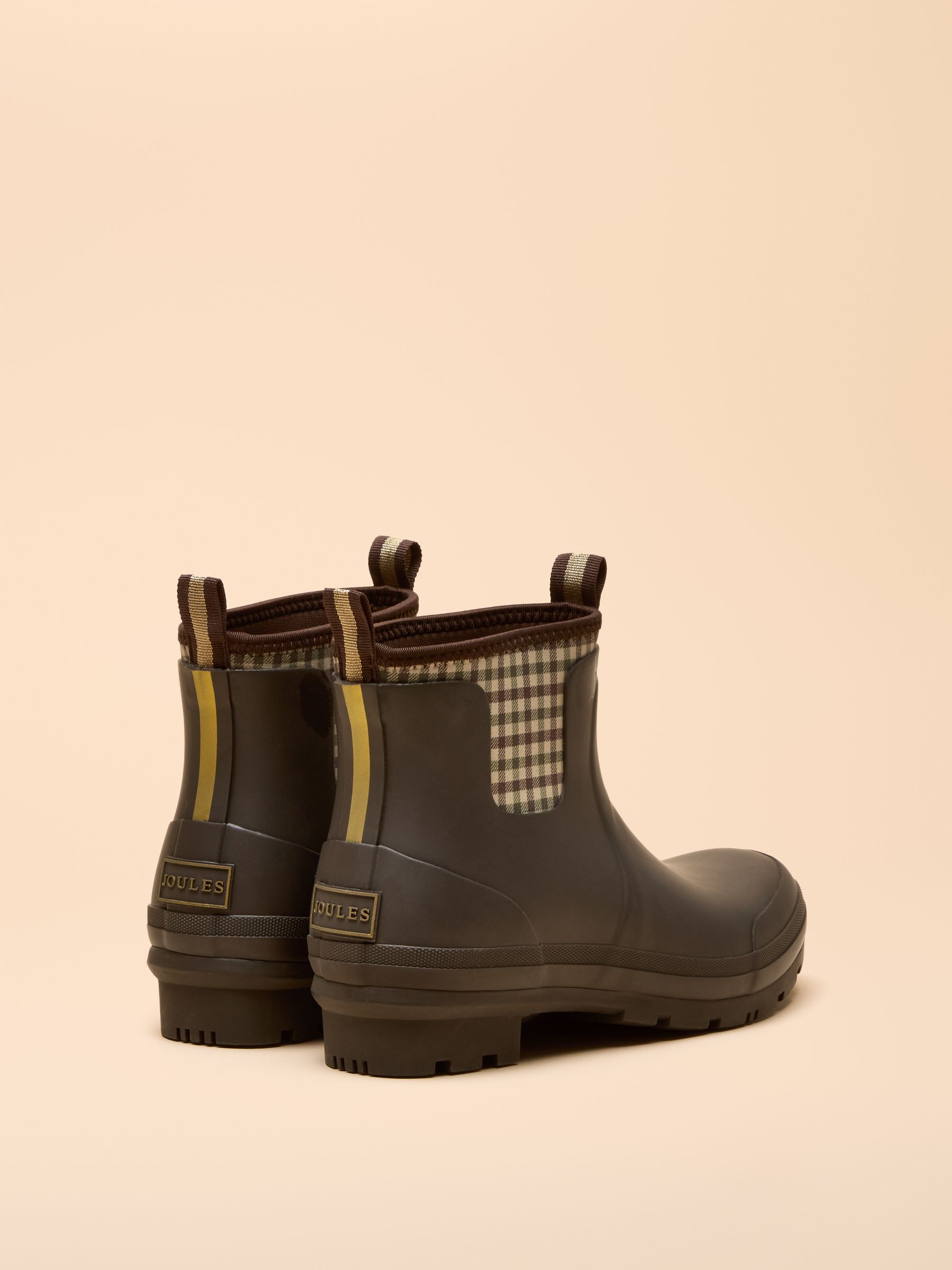 Foxton Chocolate Brown Neoprene Lined Ankle Wellies - Image 3 of 6