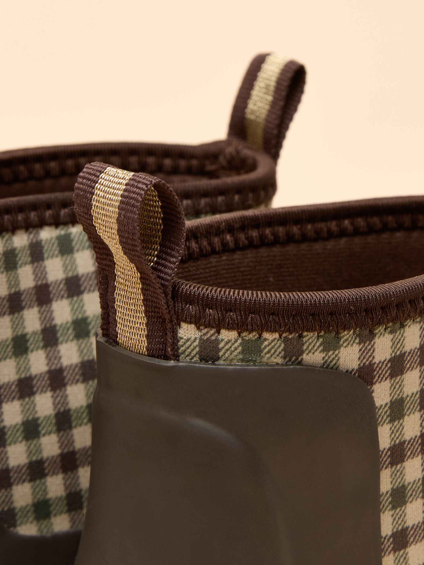 Foxton Chocolate Brown Neoprene Lined Ankle Wellies - Image 4 of 6