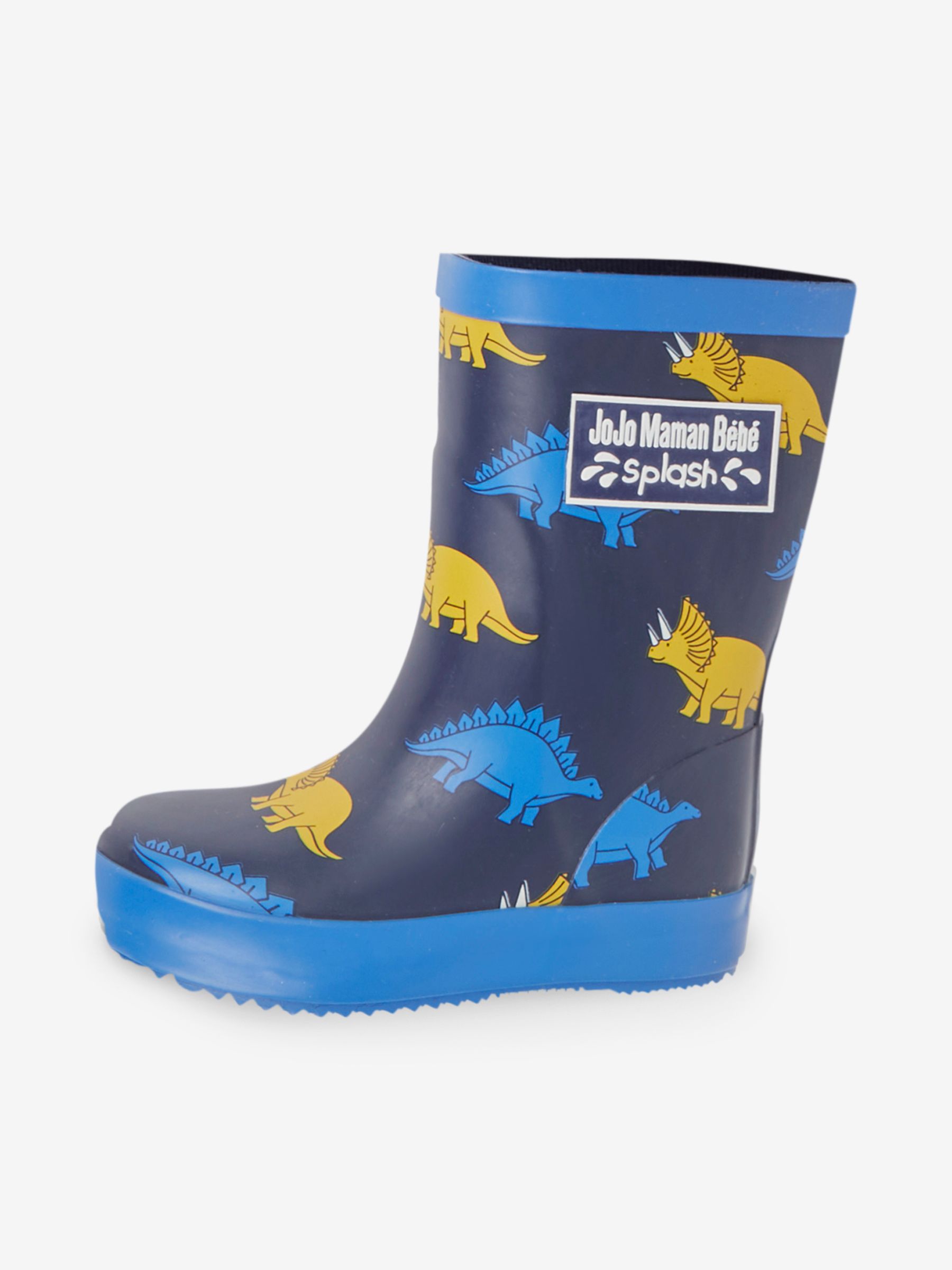 Navy Boys' Dinosaur Patterned Wellies - Image 2 of 4