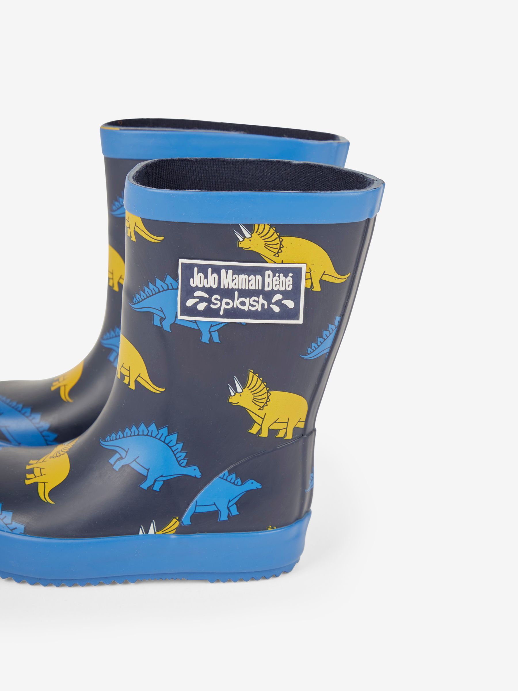 Navy Boys' Dinosaur Patterned Wellies - Image 3 of 4