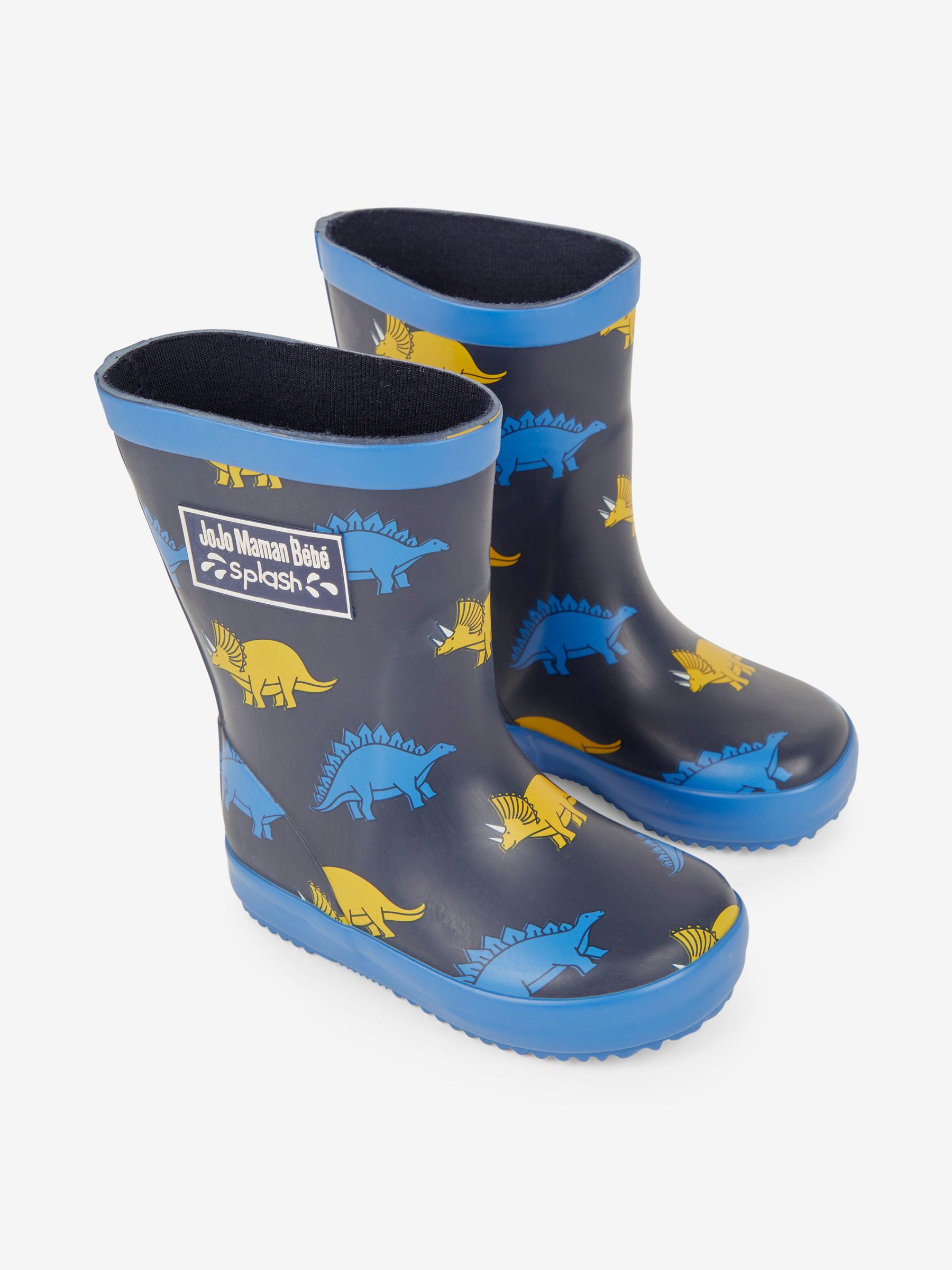 Navy Boys' Dinosaur Patterned Wellies - Image 4 of 4