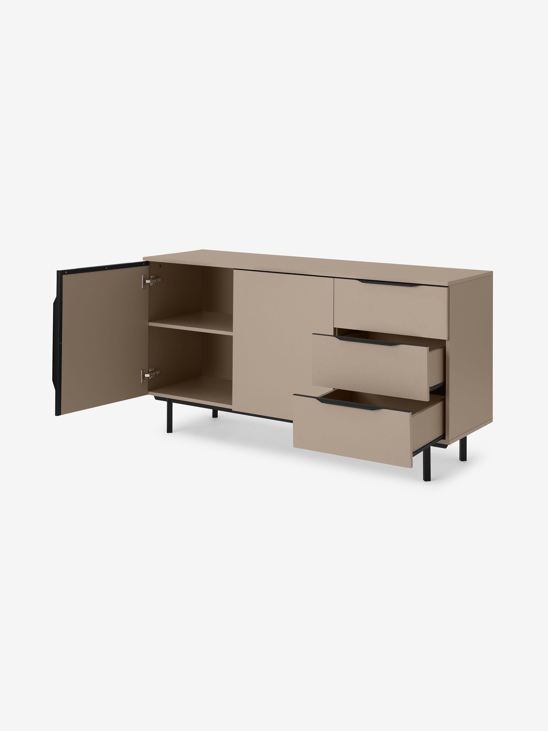 Damien Large Sideboard in Cappuccino - Image 2 of 3