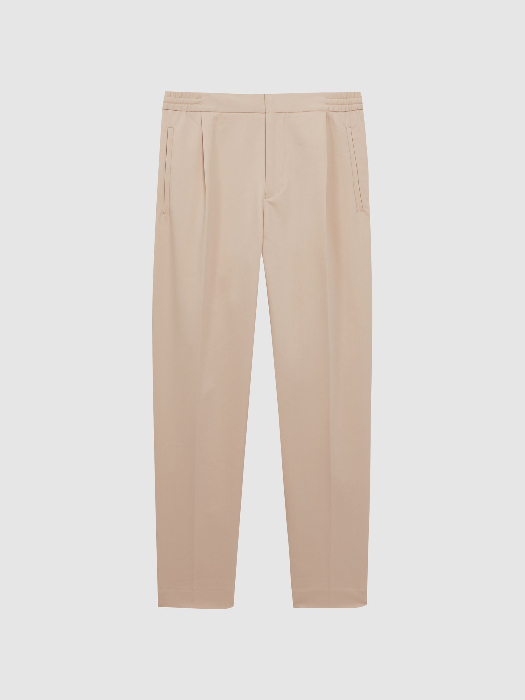 Technical Elasticated Trousers in Stone - Image 2 of 5