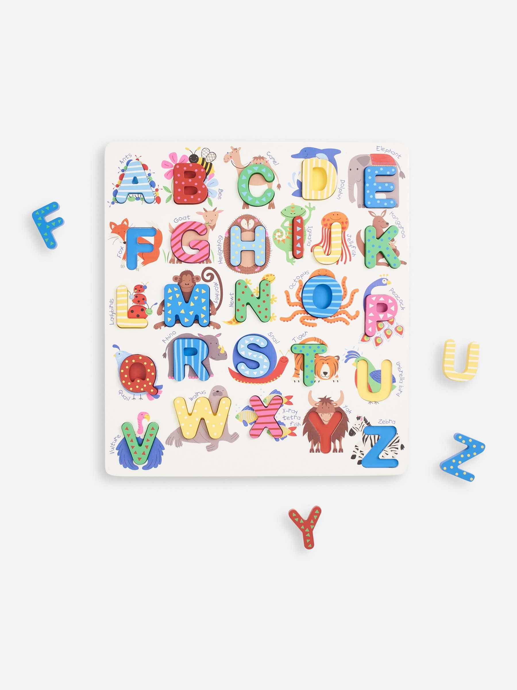 Wooden Alphabet Puzzle - Image 1 of 2