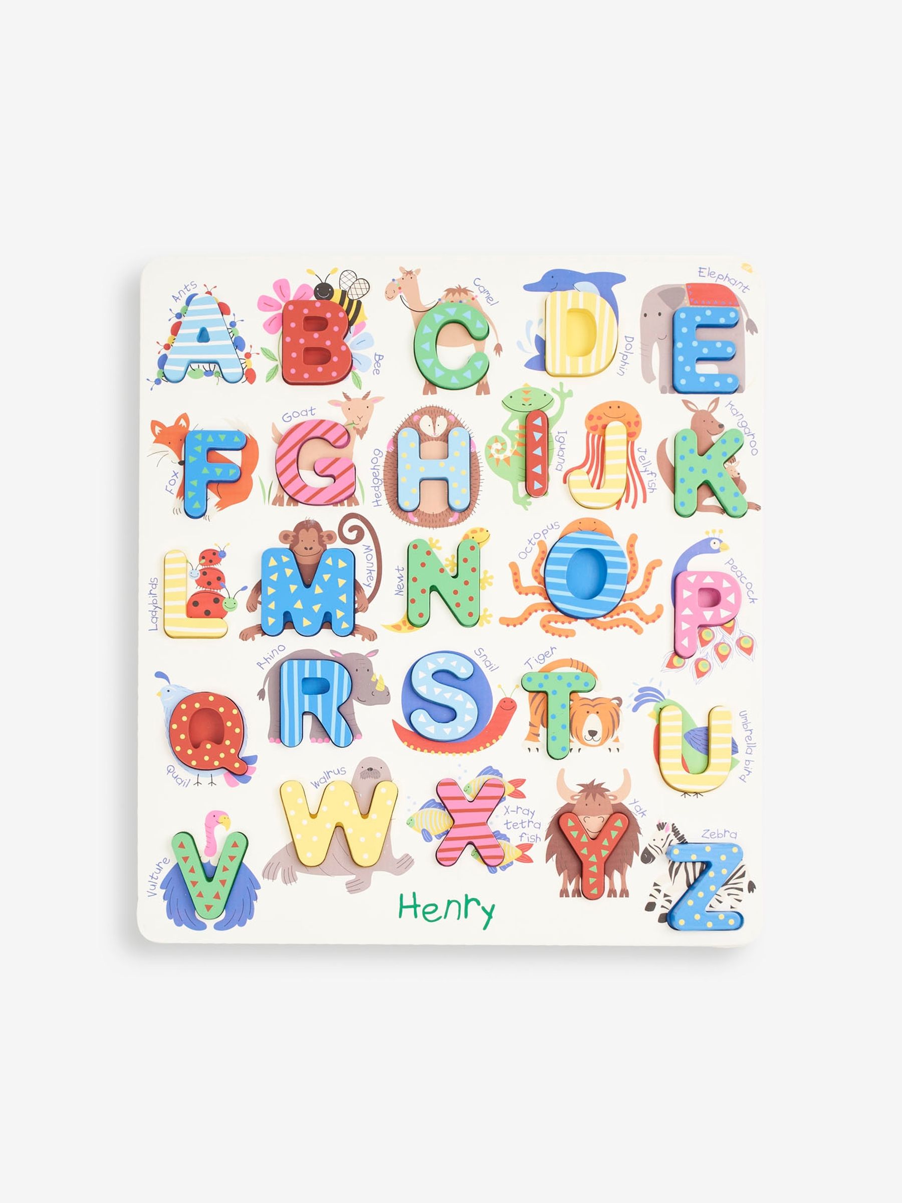 Wooden Alphabet Puzzle - Image 2 of 2