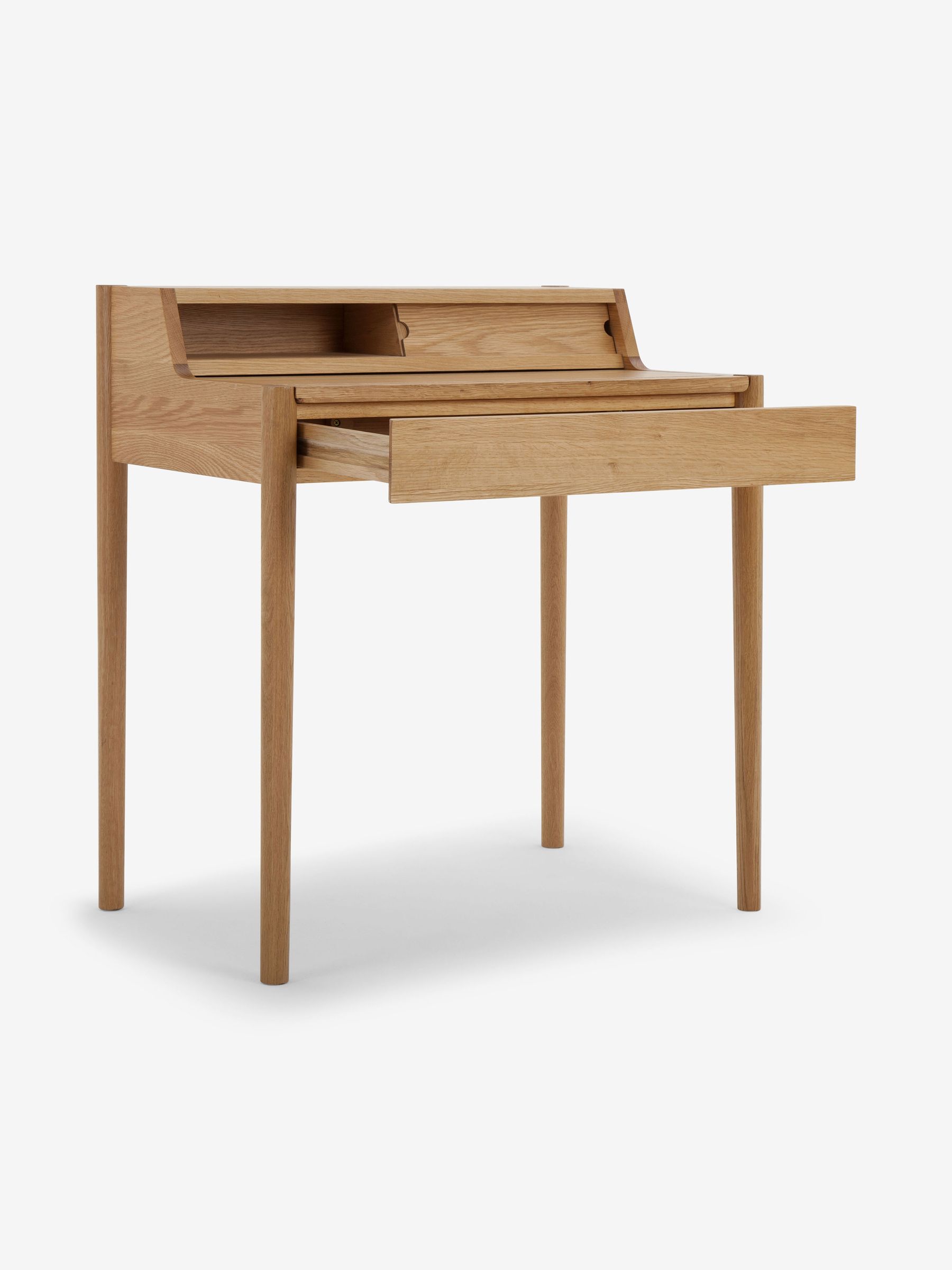 Leonie Compact Office Desk in Oak - Image 2 of 3
