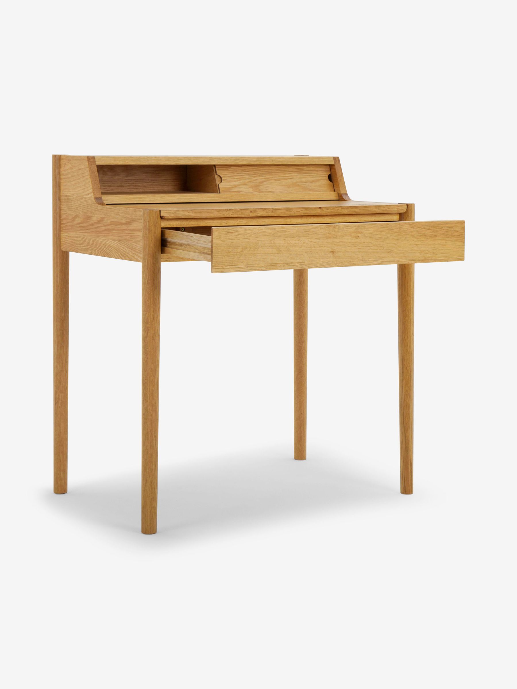 Leonie Compact Office Desk in Oak - Image 7 of 7 Leonie Compact Office Desk in Oak - Image 7 of 7
