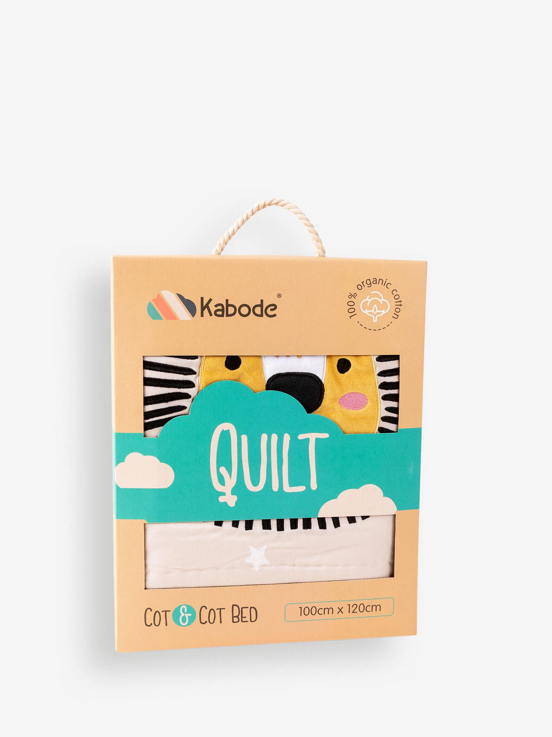 Kabode Wildlife Cot & Cot Bed Organic Quilt - Image 6 of 6