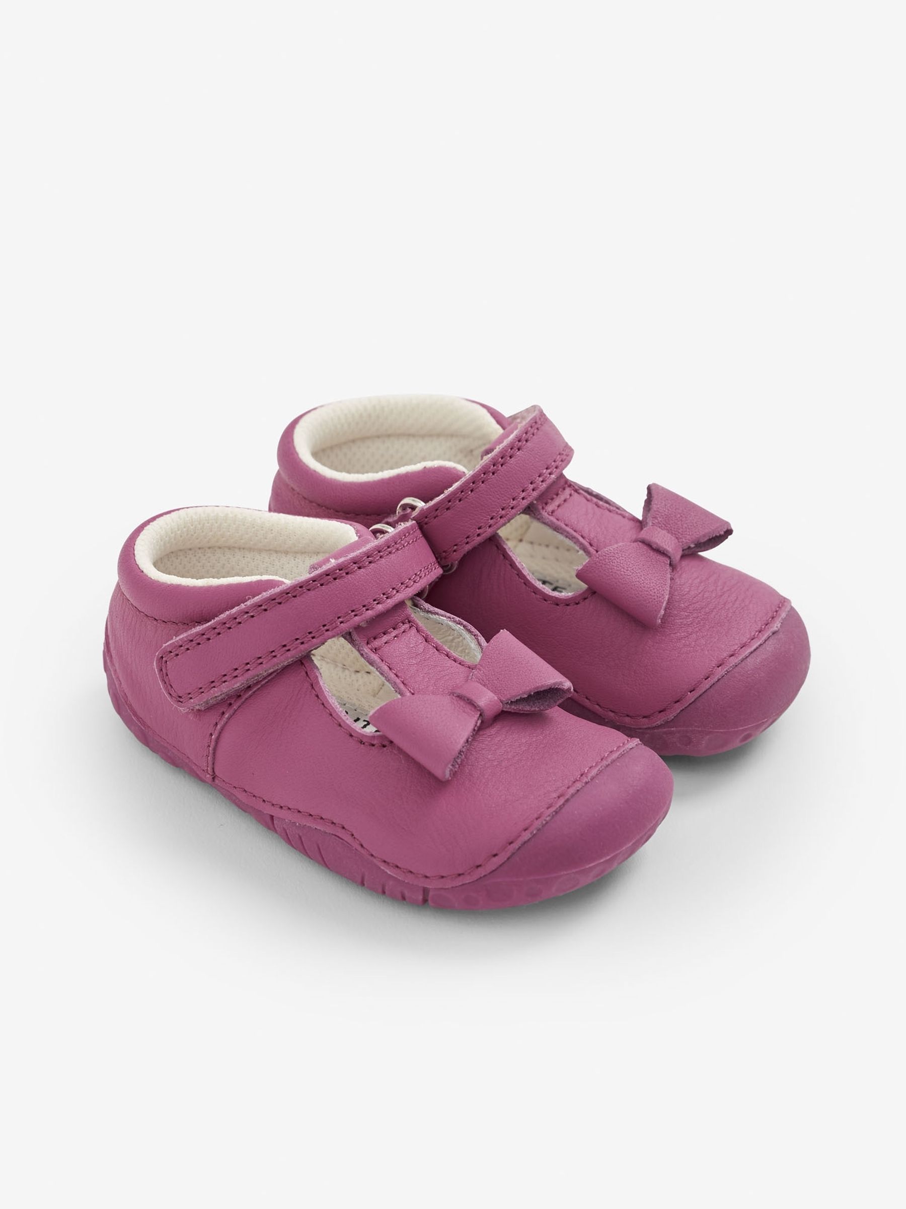 Pink Start-Rite Pink Bow Pre Walker Shoes - Image 1 of 5