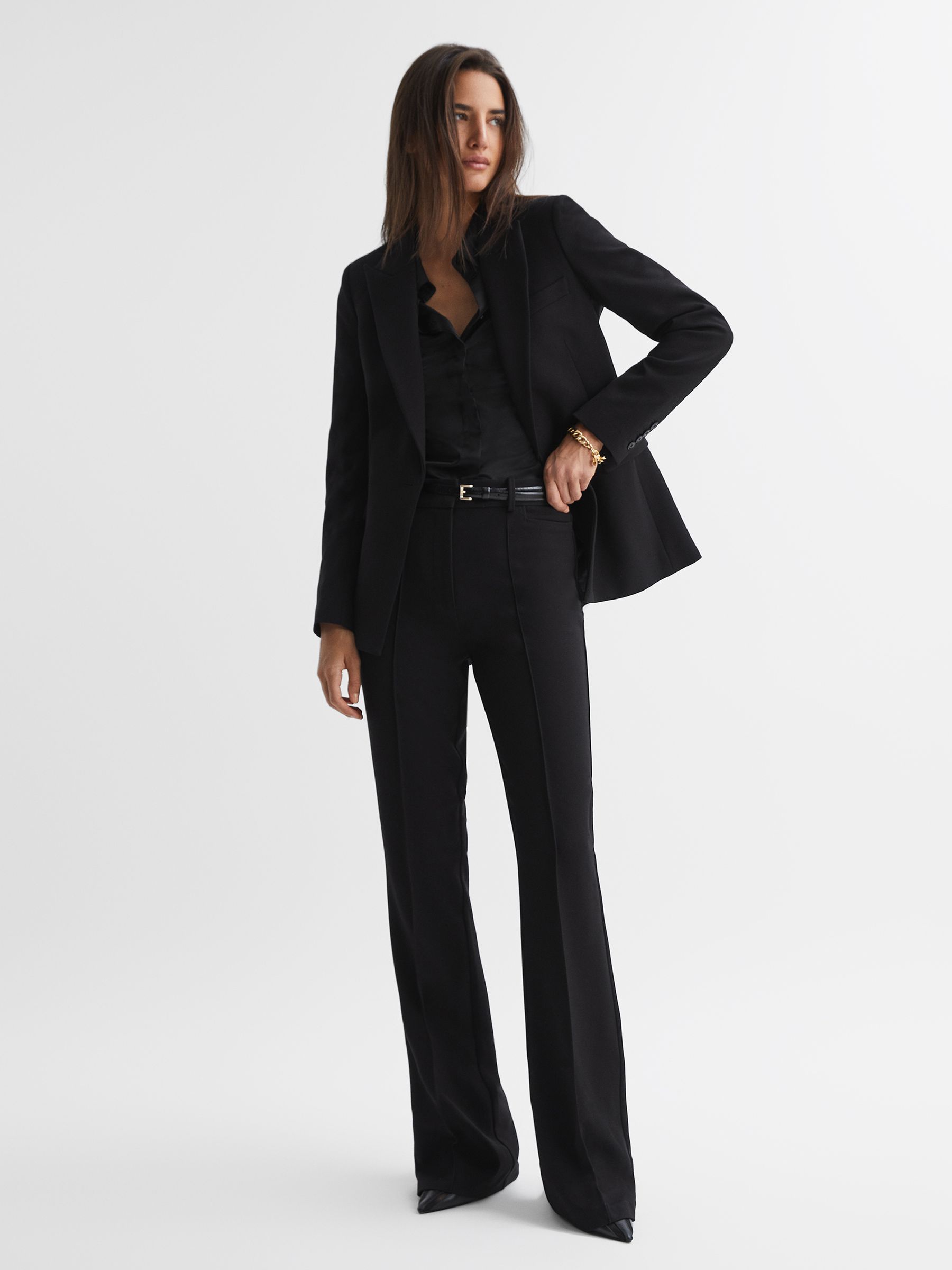 Silk Shirt in Black - Image 5 of 5