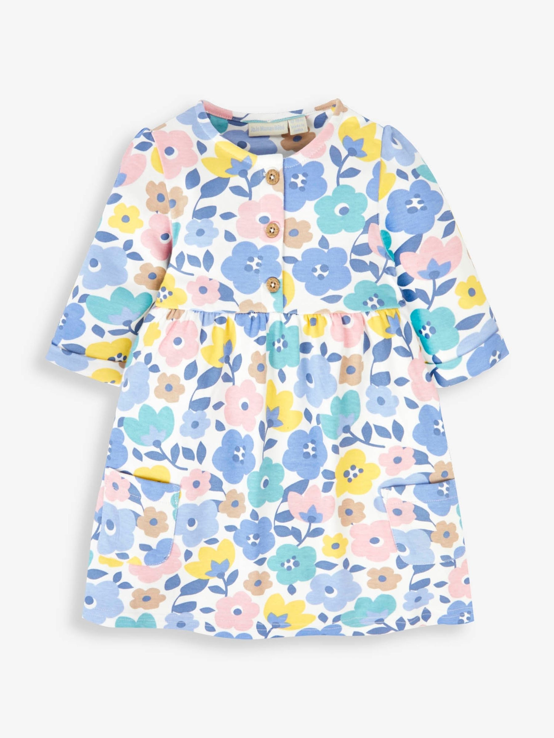 Multi Floral Print Button Front Dress - Image 3 of 4