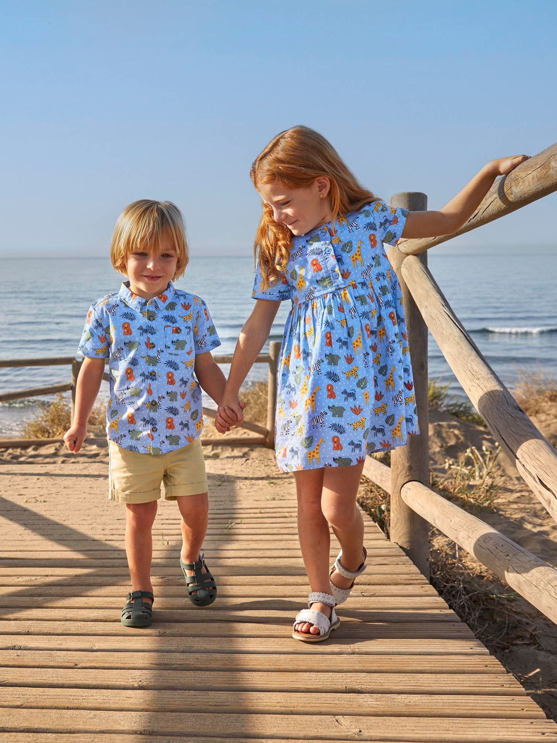 Blue Safari Print Shirt - Image 5 of 5