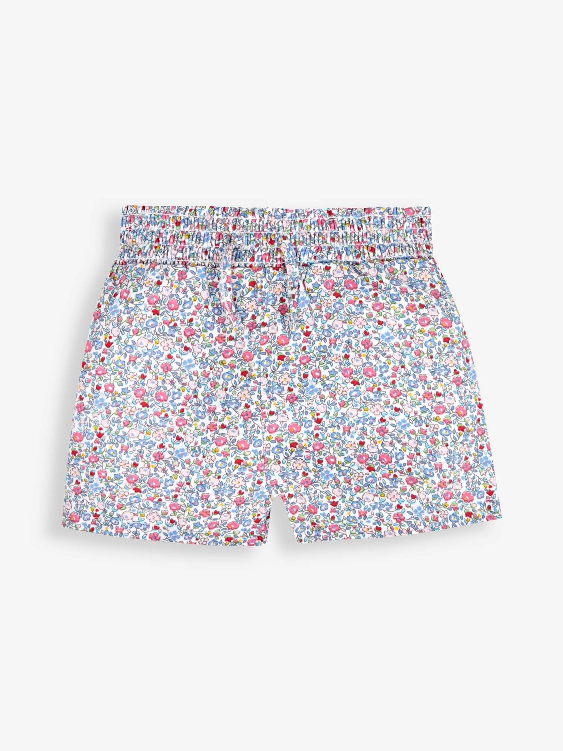 Summer Ditsy Pink Floral & Blue 2-Pack Pretty Shorts - Image 2 of 6