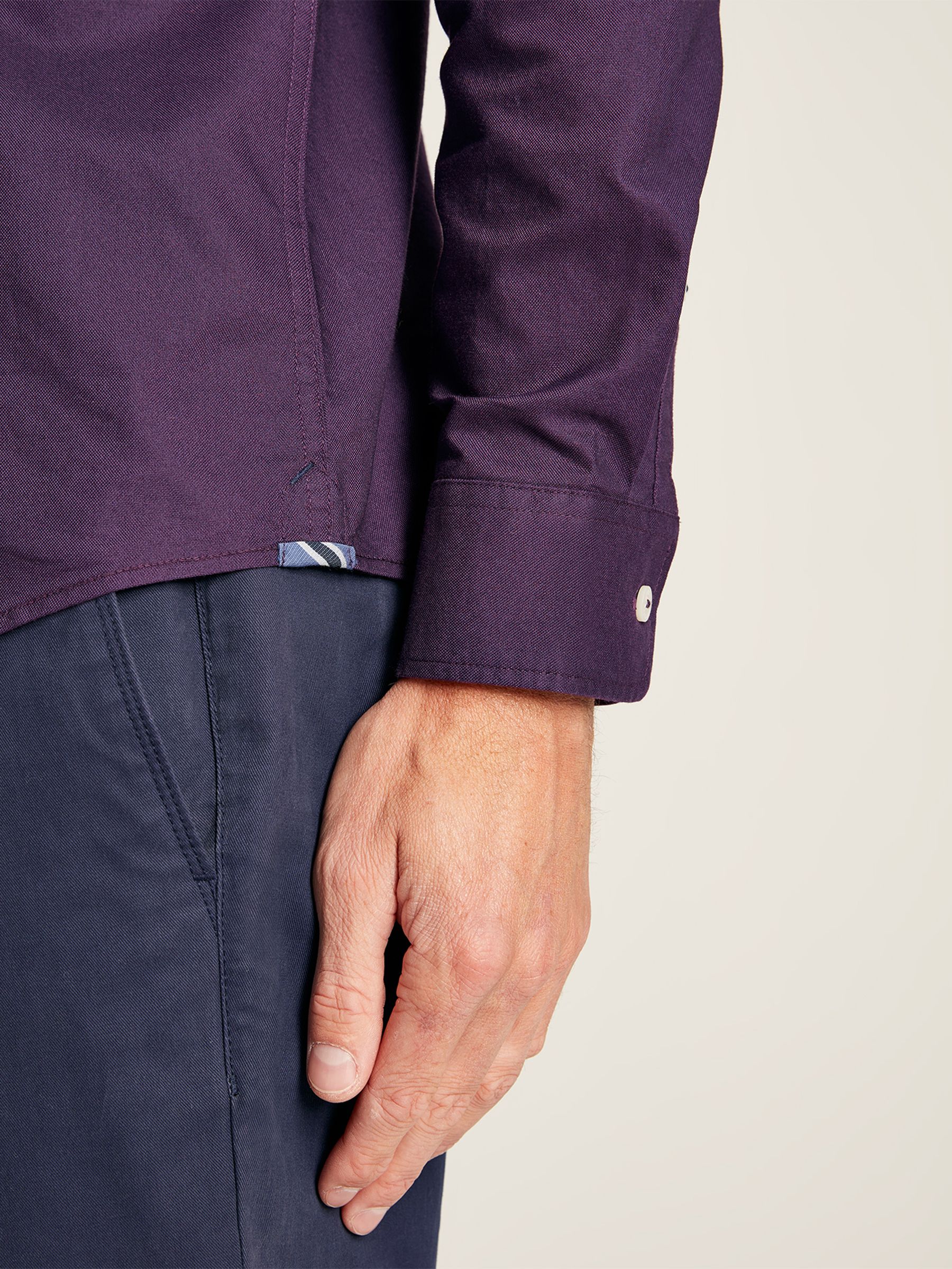 Oxford Purple Long Sleeve Oxford Shirt - Image 2 of 7