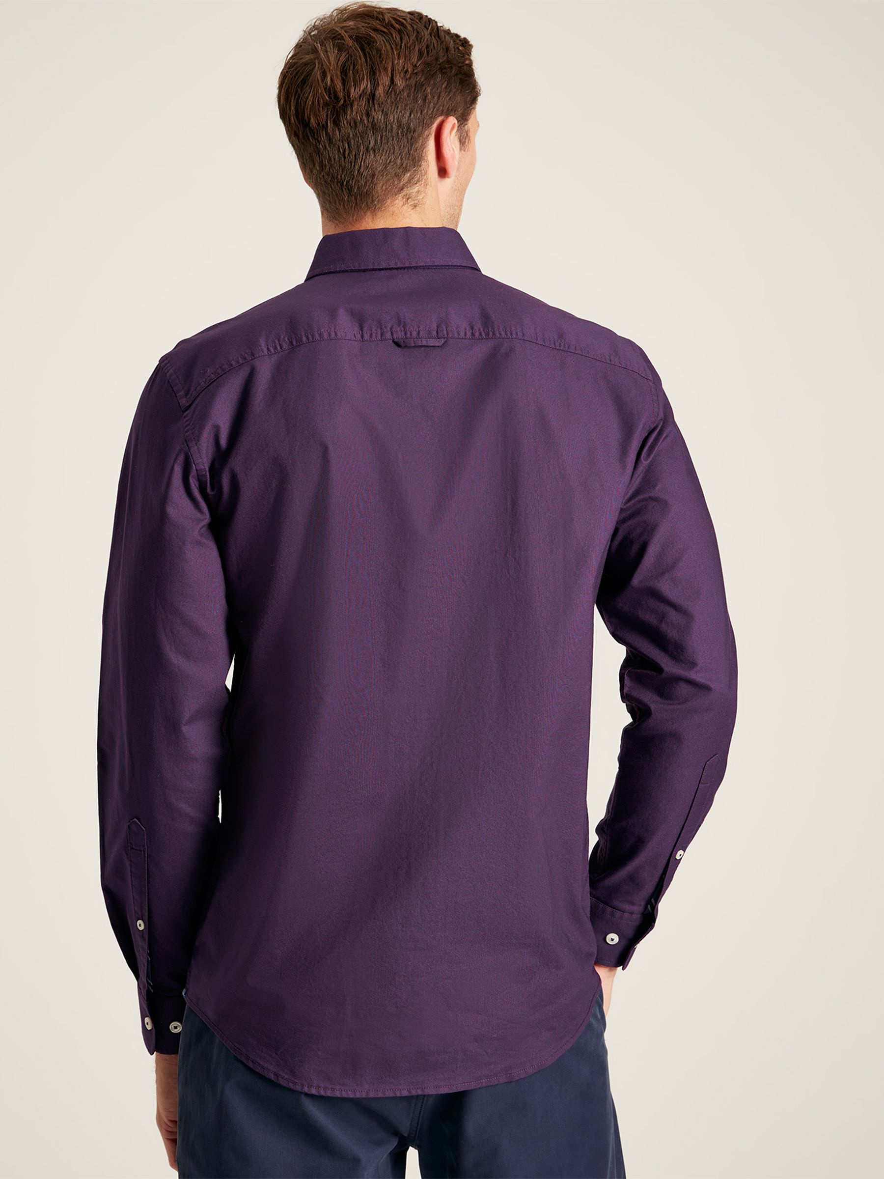 Oxford Purple Long Sleeve Oxford Shirt - Image 5 of 7