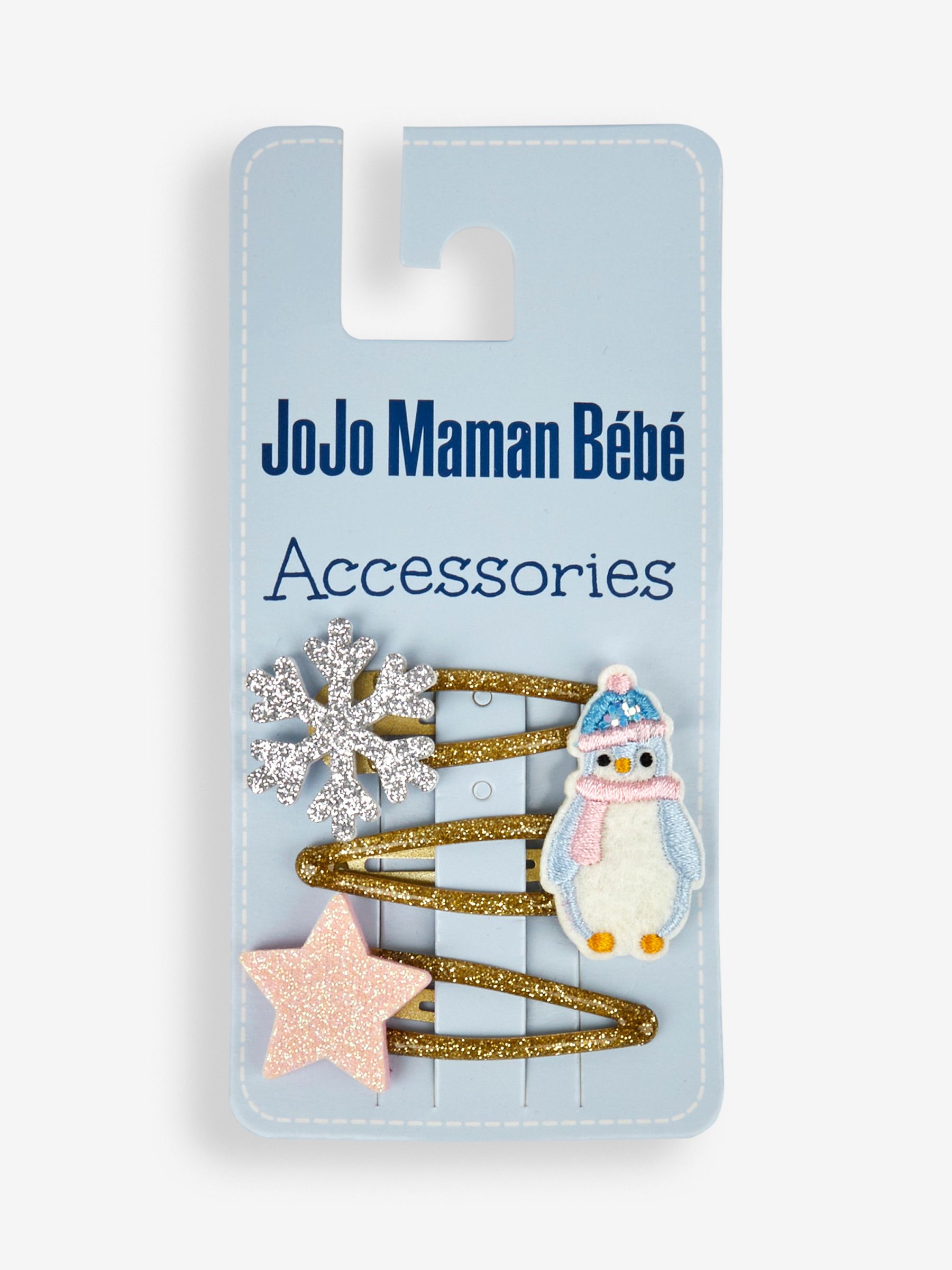 White Penguin 3-Pack Christmas Clips - Image 2 of 2