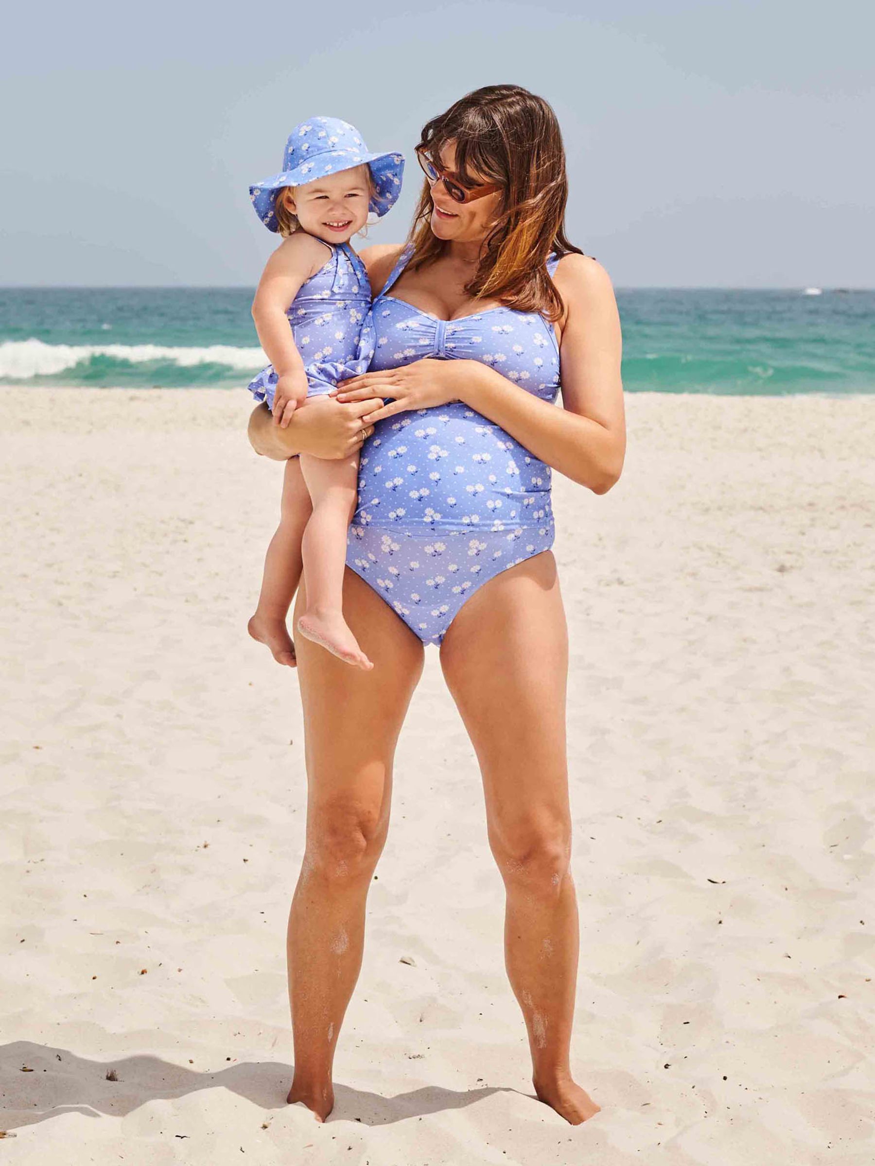 Blue Daisy Swimsuit With Integral Nappy - Image 6 of 6 Blue Daisy Swimsuit With Integral Nappy - Image 6 of 6