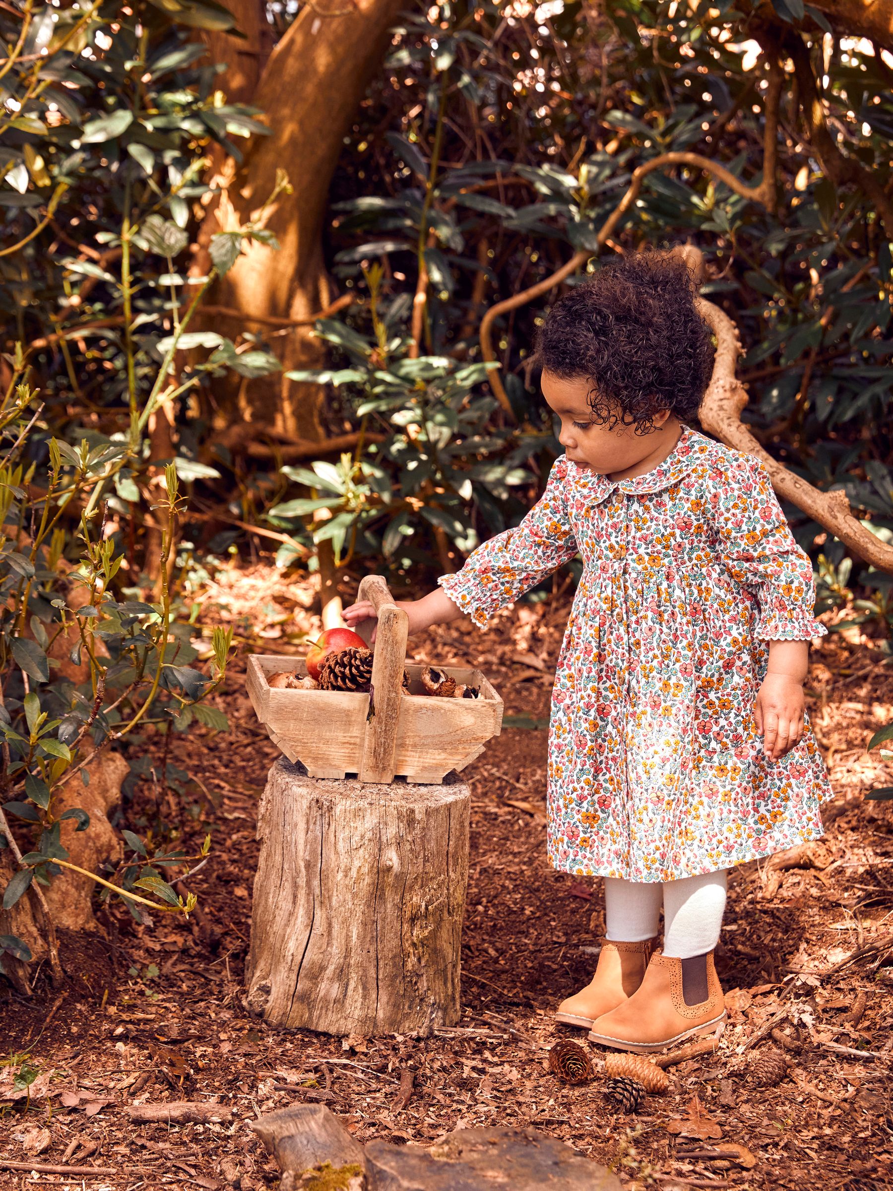 Cream Floral Cord Shirt Dress - Image 3 of 7