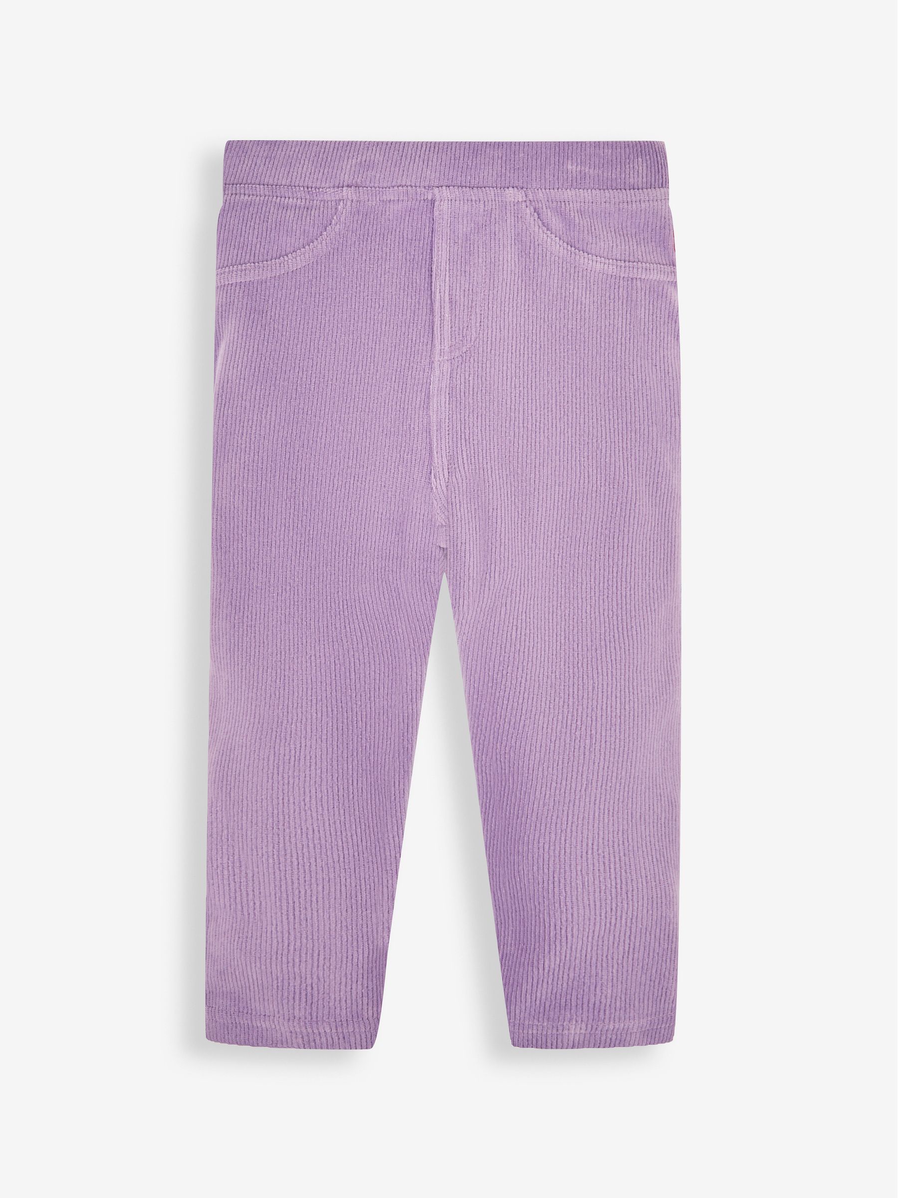 Lilac Purple & Fuchsia Pink 2-Pack Jersey Cord Jeggings - Image 3 of 8