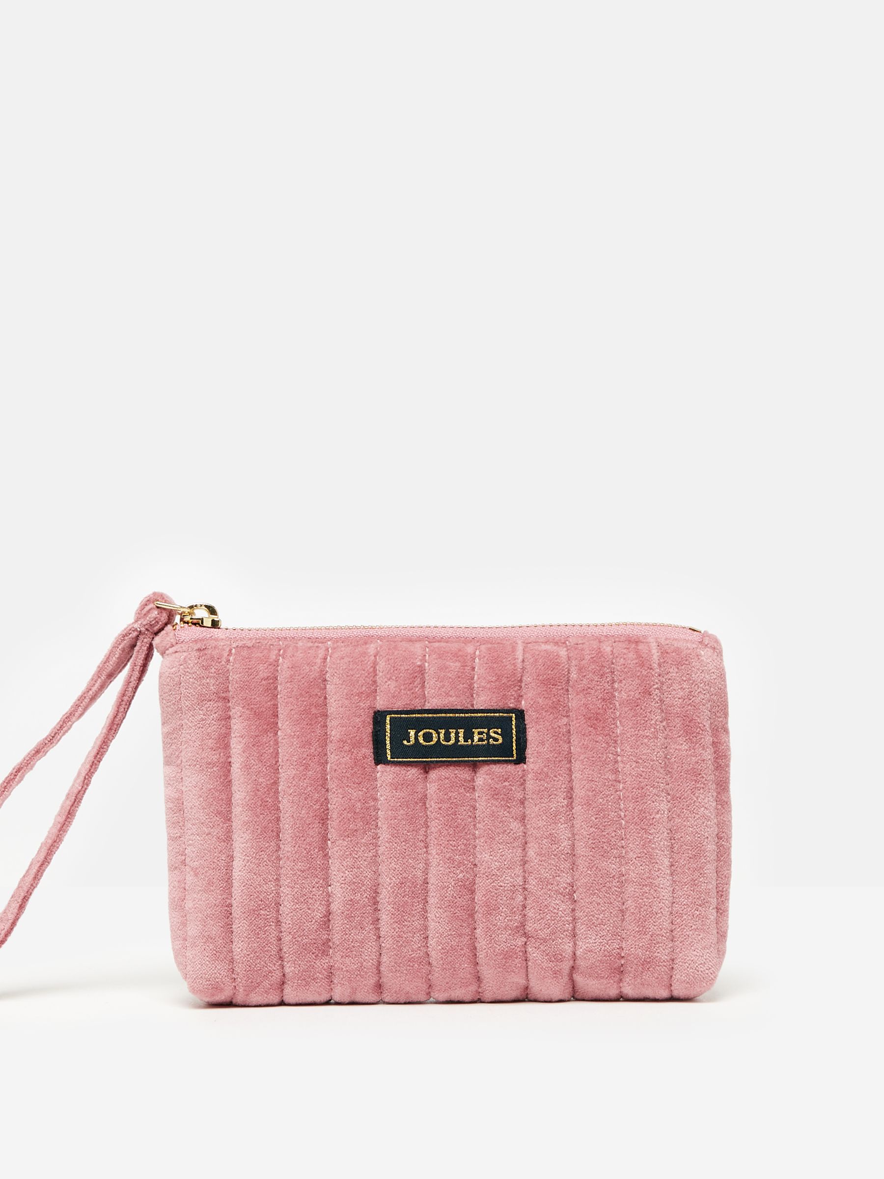 Daphne Rose Pink Velvet Wrist Purse - Image 1 of 4