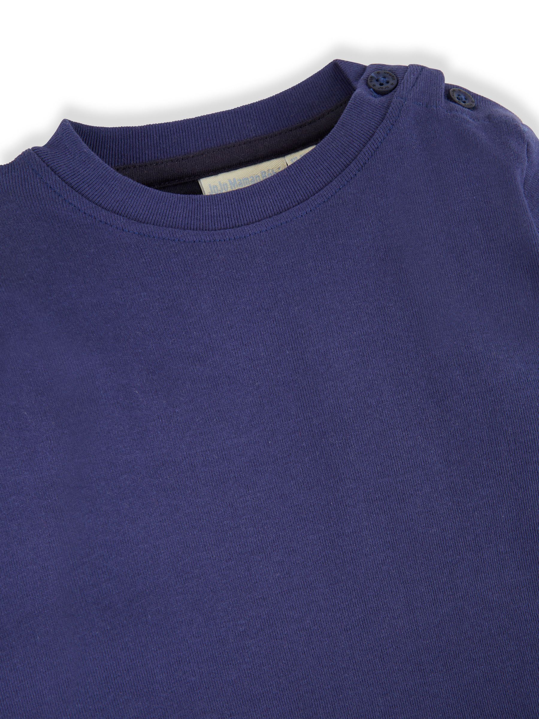 Navy & Grey 2-Pack Plain Long Sleeved Tops - Image 4 of 7