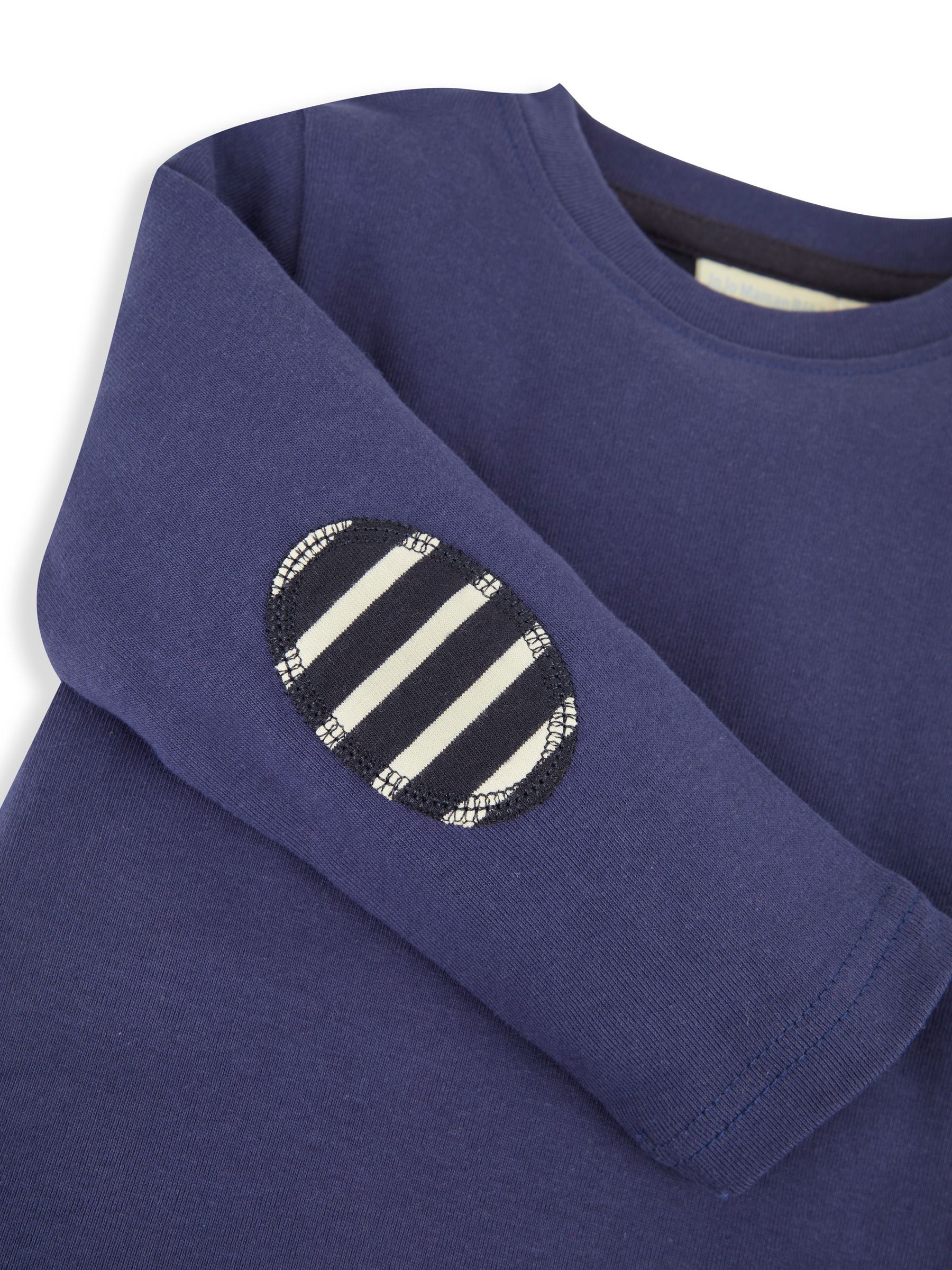 Navy & Grey 2-Pack Plain Long Sleeved Tops - Image 6 of 7