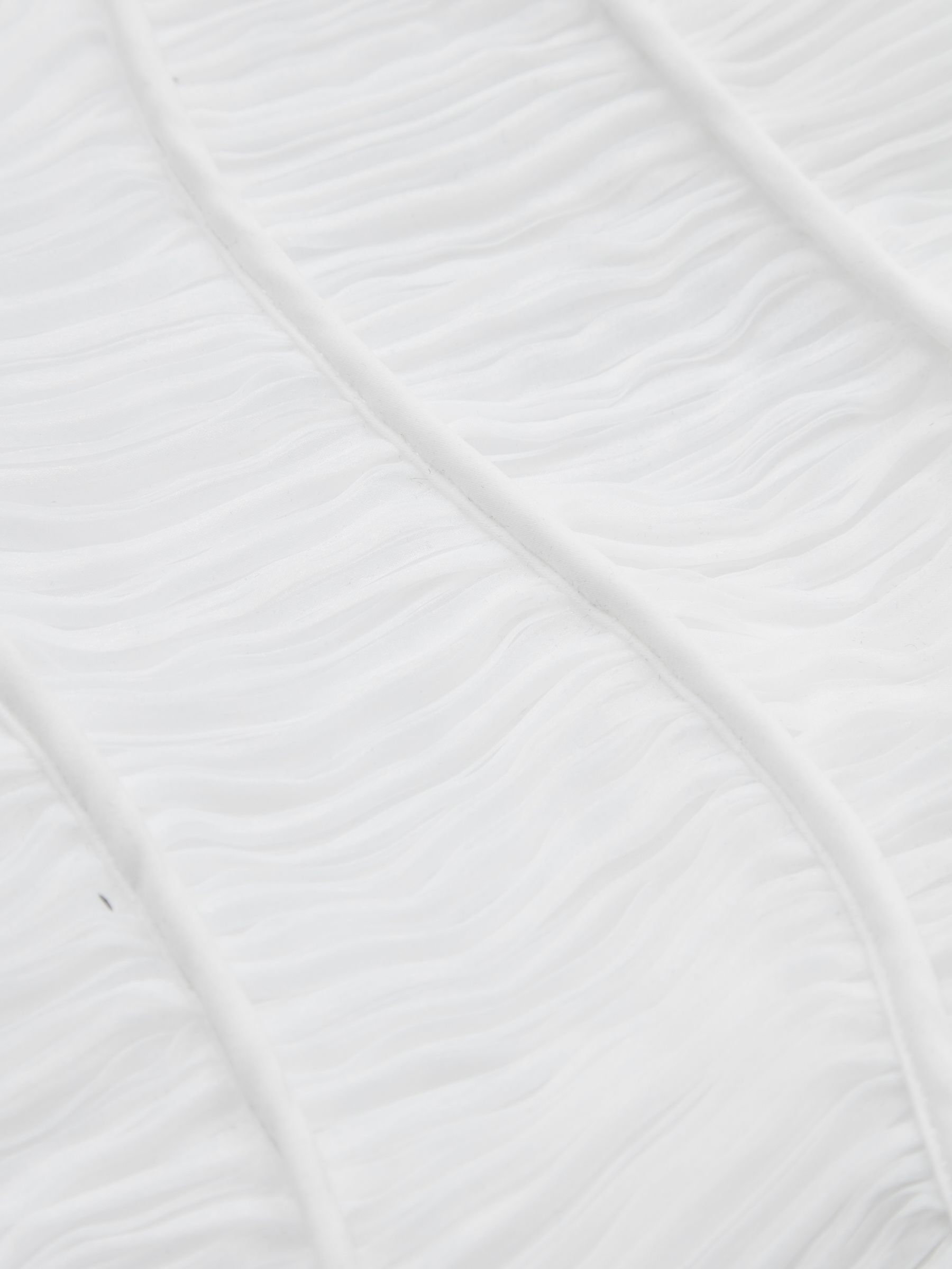 Rachel Gilbert Strapless Pleated Mini Dress in Ivory - Image 6 of 6